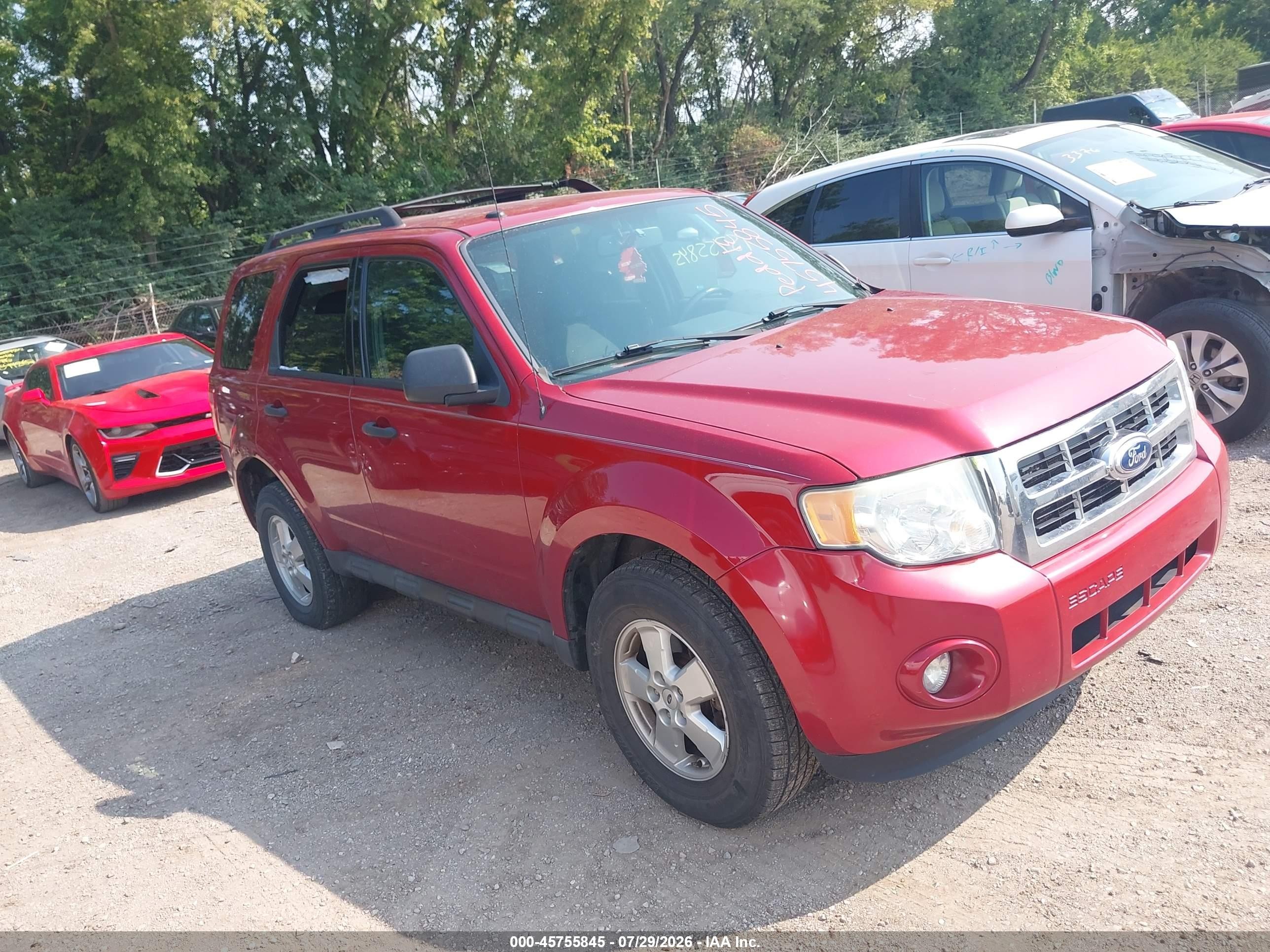 2010 Ford Escape Xlt Red vin: 1FMCU0D7XAKB79948