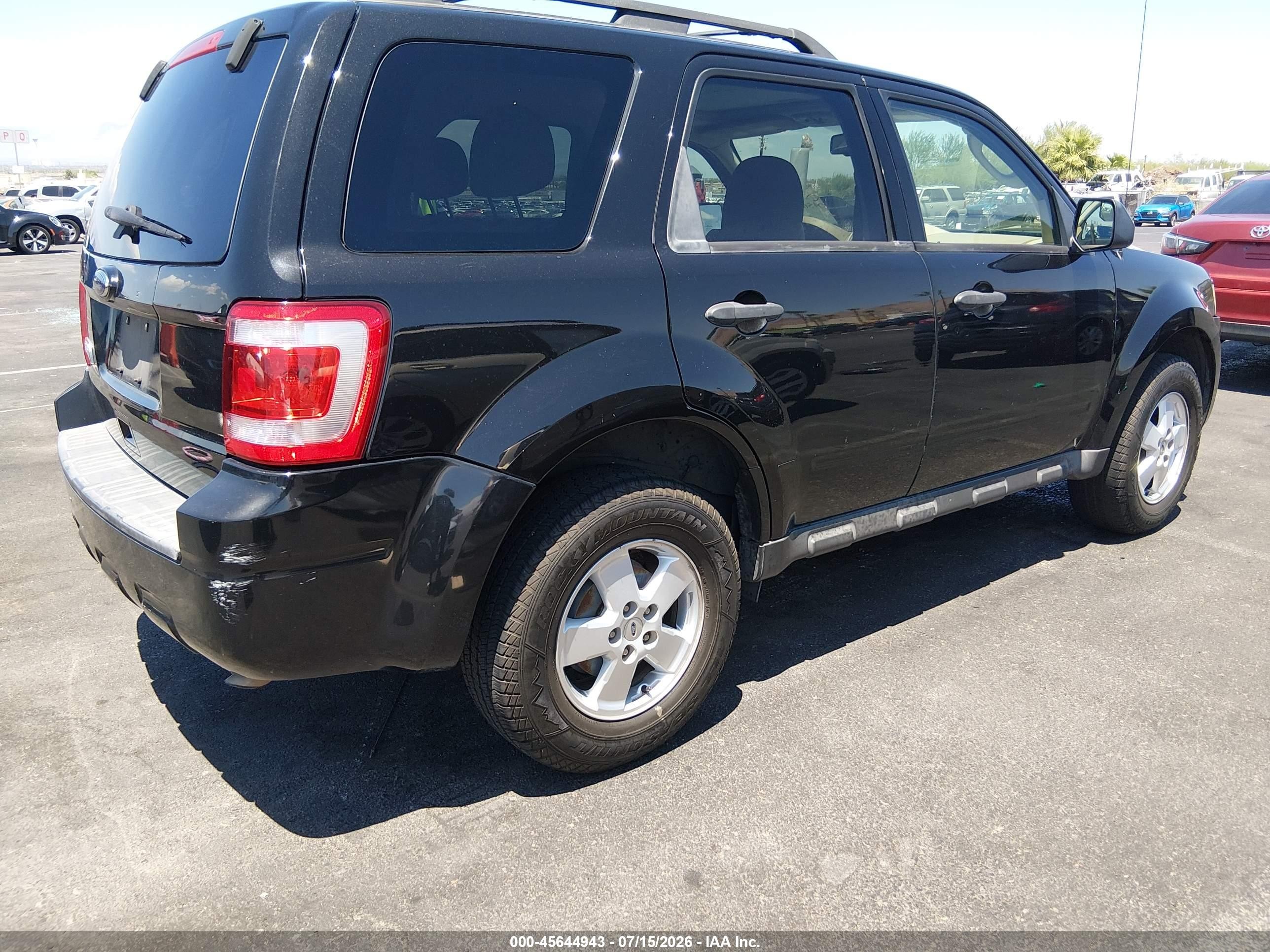 2011 Ford Escape Xlt Black vin: 1FMCU0D7XBKA14709