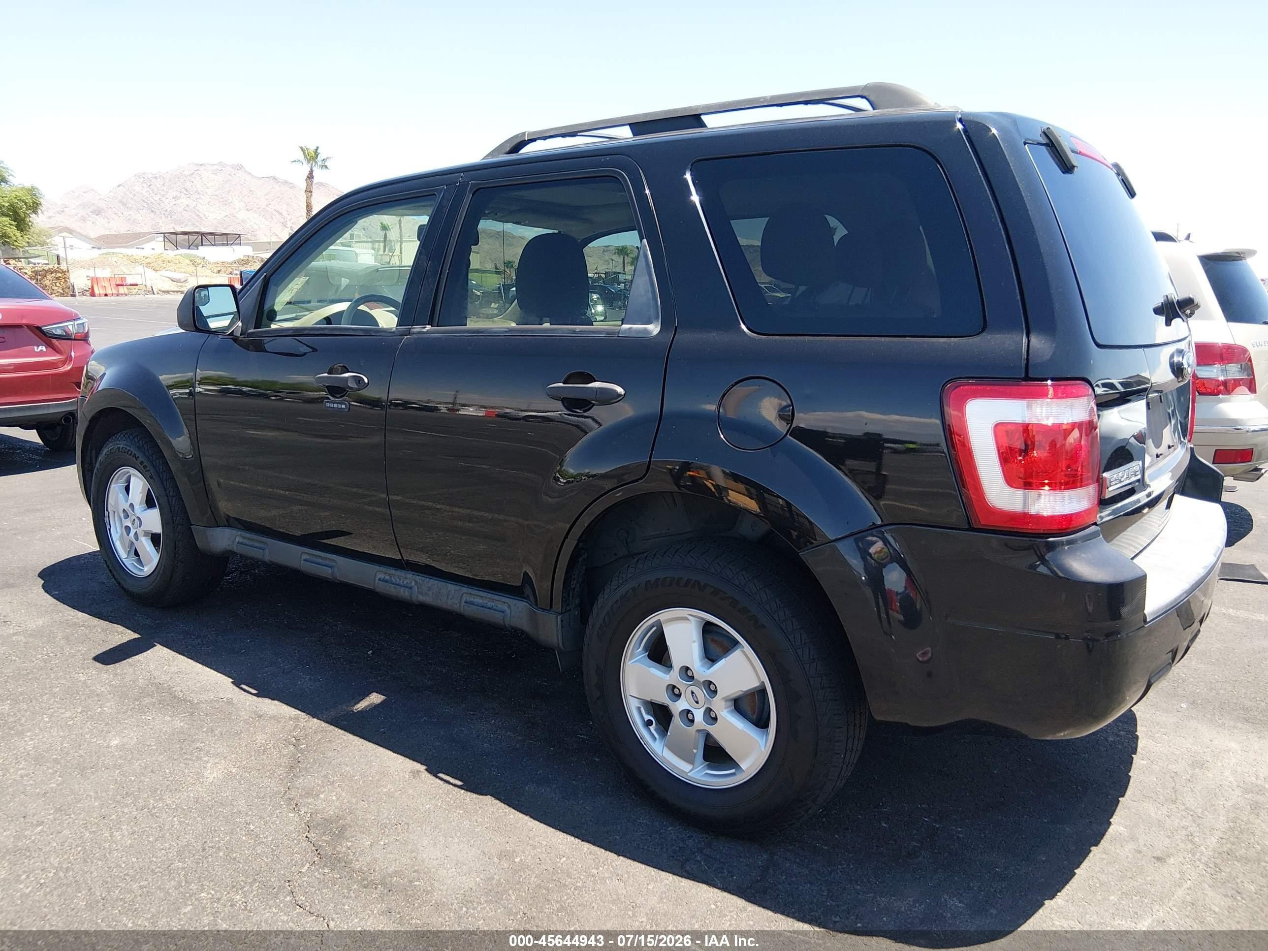 2011 Ford Escape Xlt Black vin: 1FMCU0D7XBKA14709