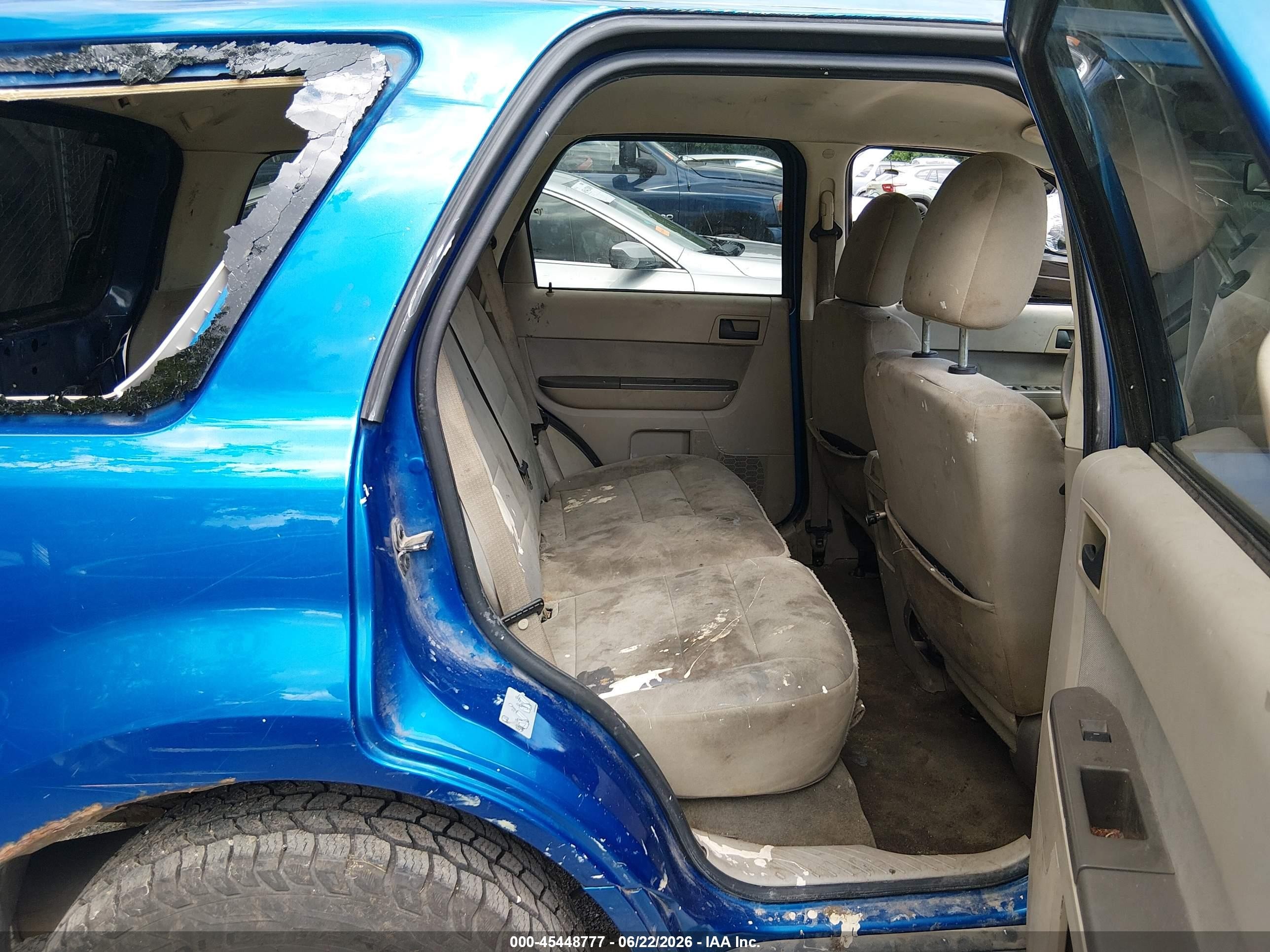 2011 Ford Escape Xlt Blue vin: 1FMCU0D7XBKA51758