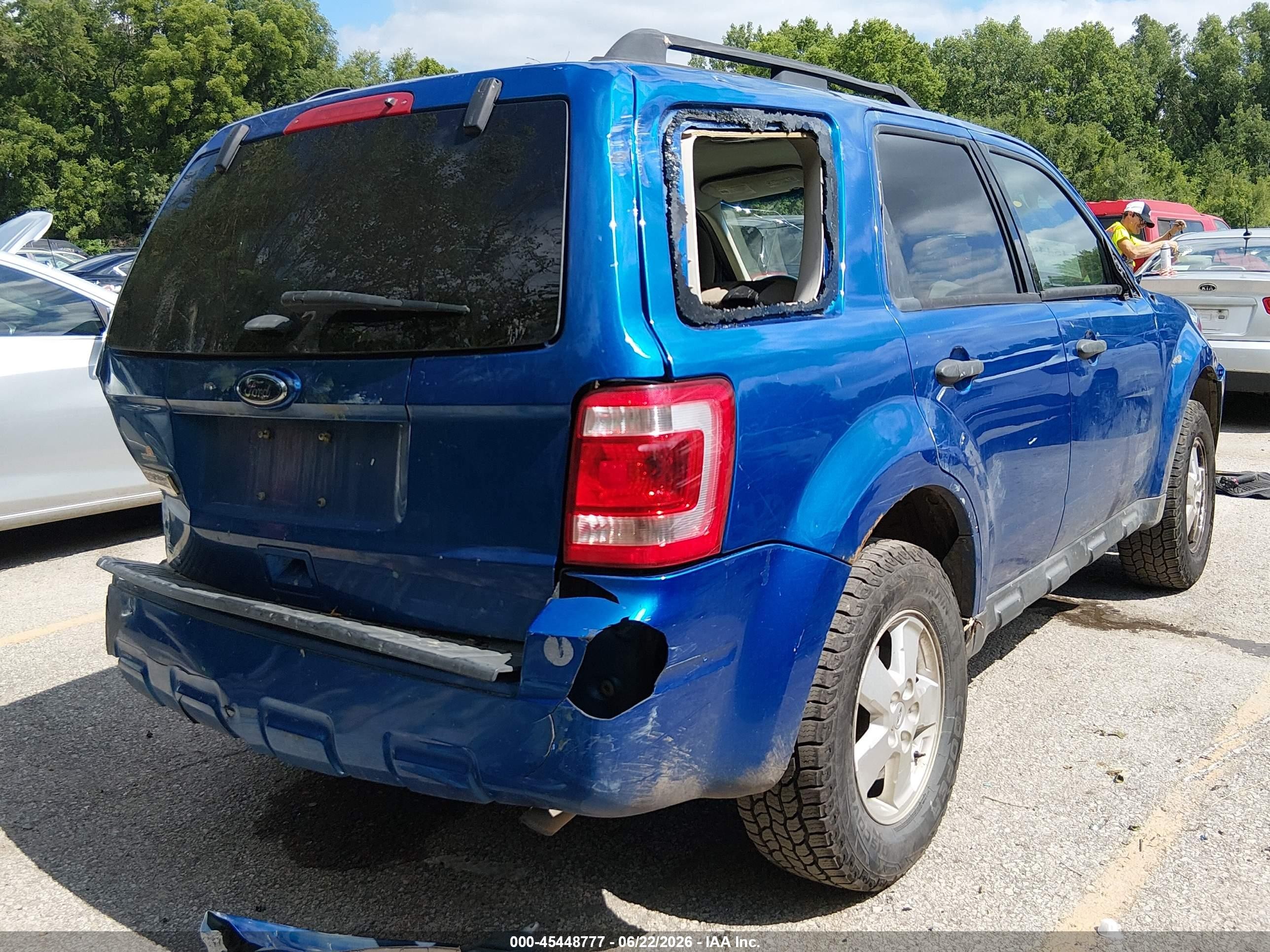 2011 Ford Escape Xlt Blue vin: 1FMCU0D7XBKA51758