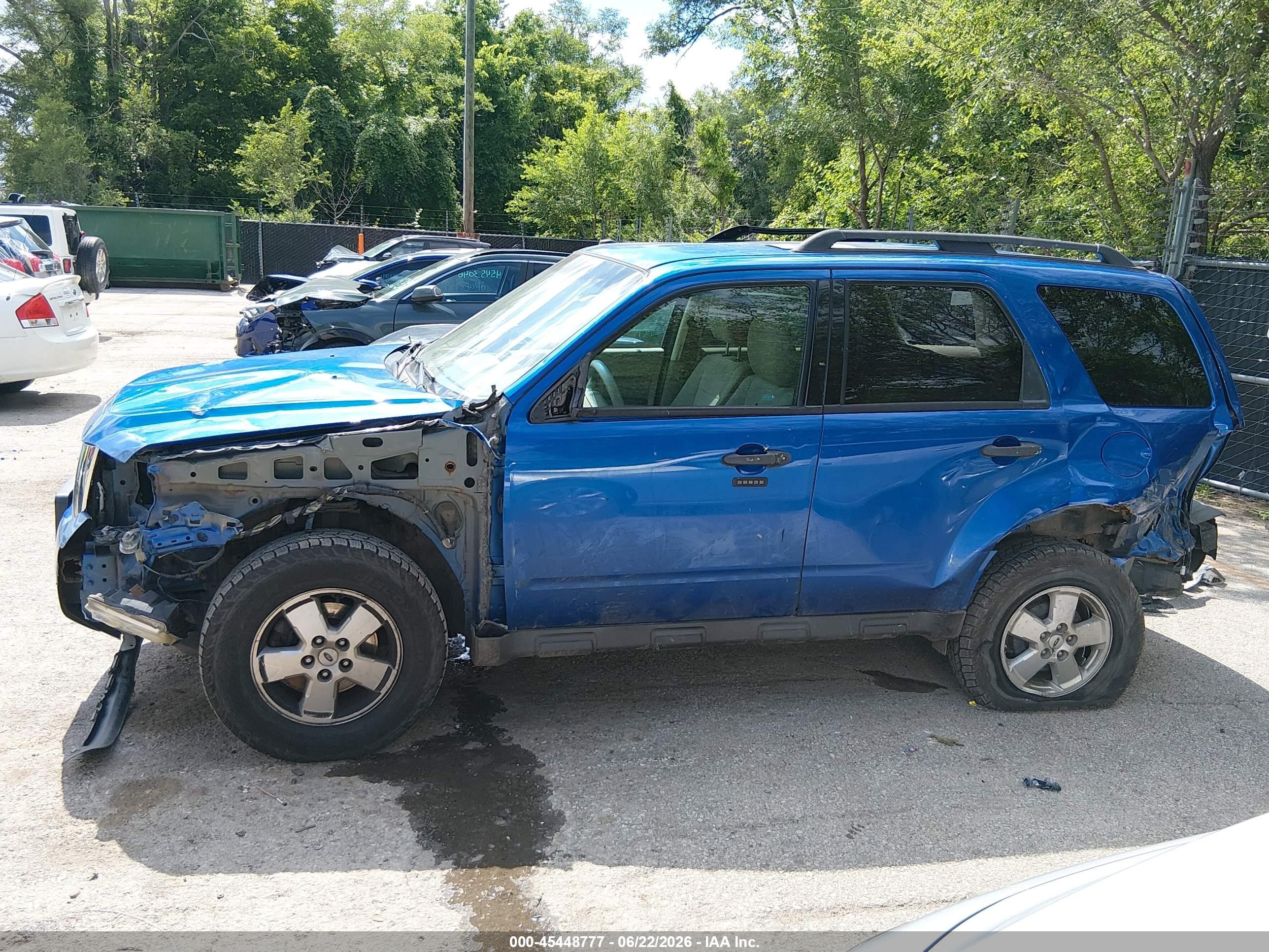 2011 Ford Escape Xlt Blue vin: 1FMCU0D7XBKA51758