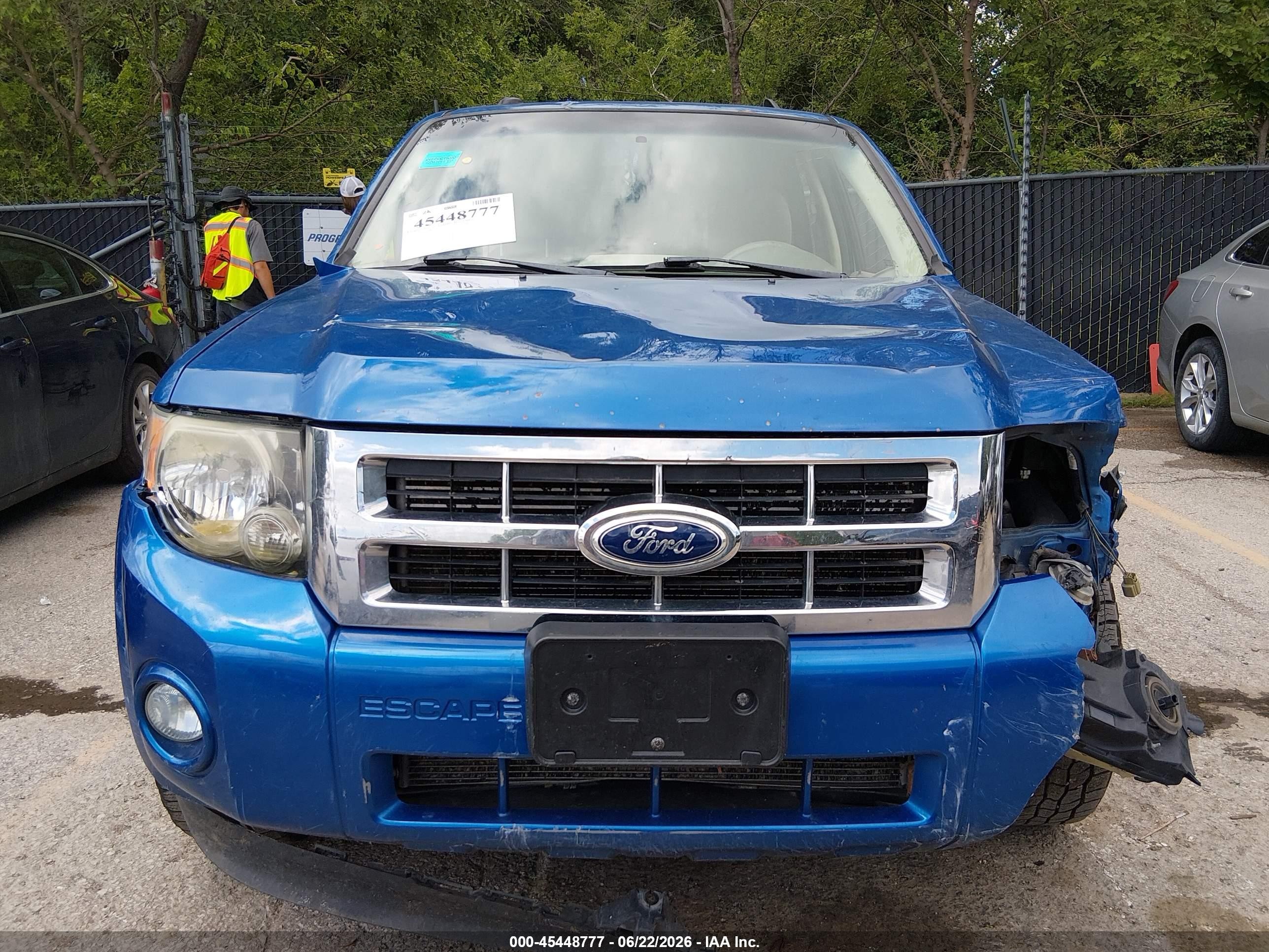 2011 Ford Escape Xlt Blue vin: 1FMCU0D7XBKA51758