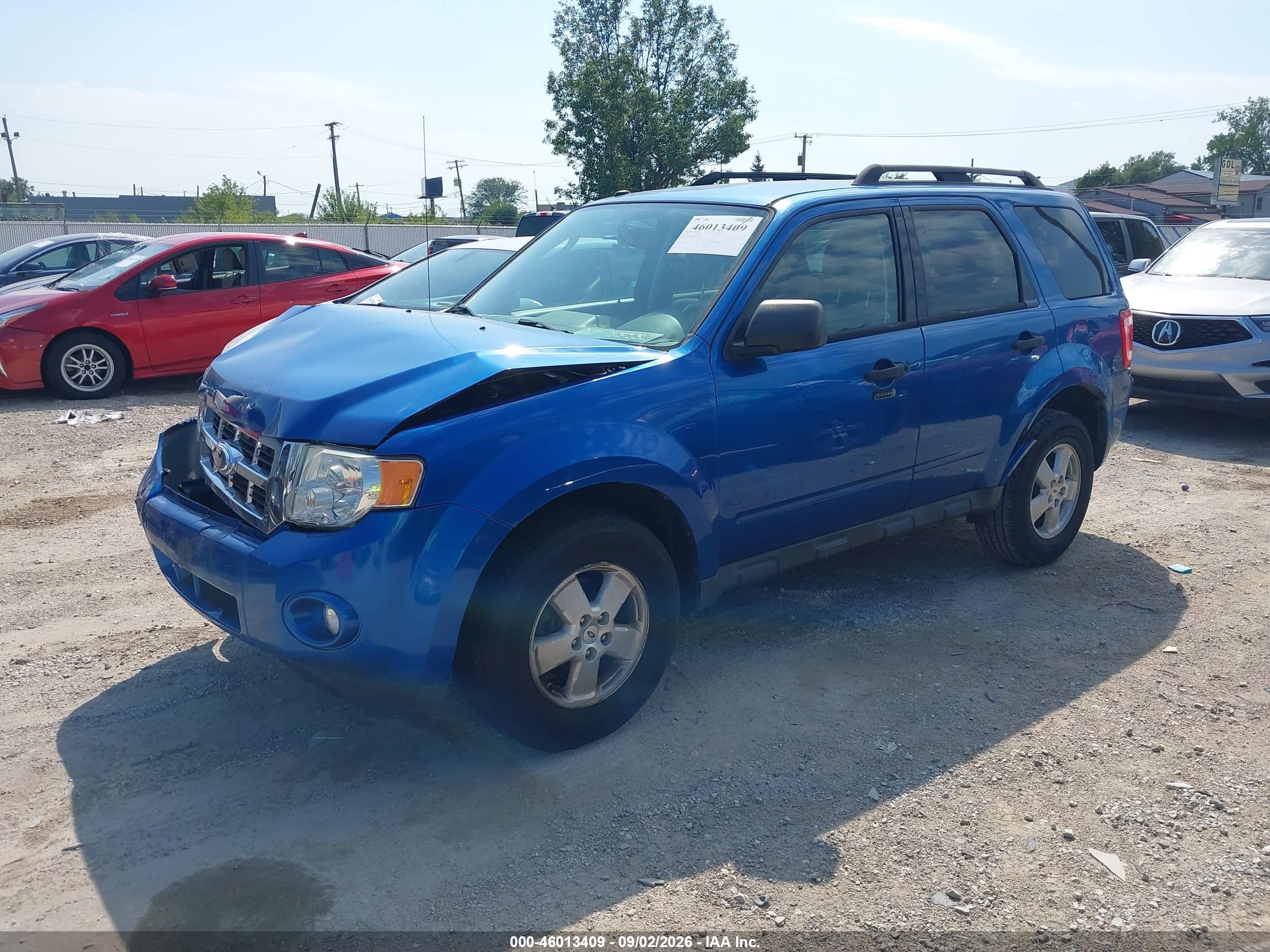 2011 Ford Escape Xlt Blue vin: 1FMCU0D7XBKB20612