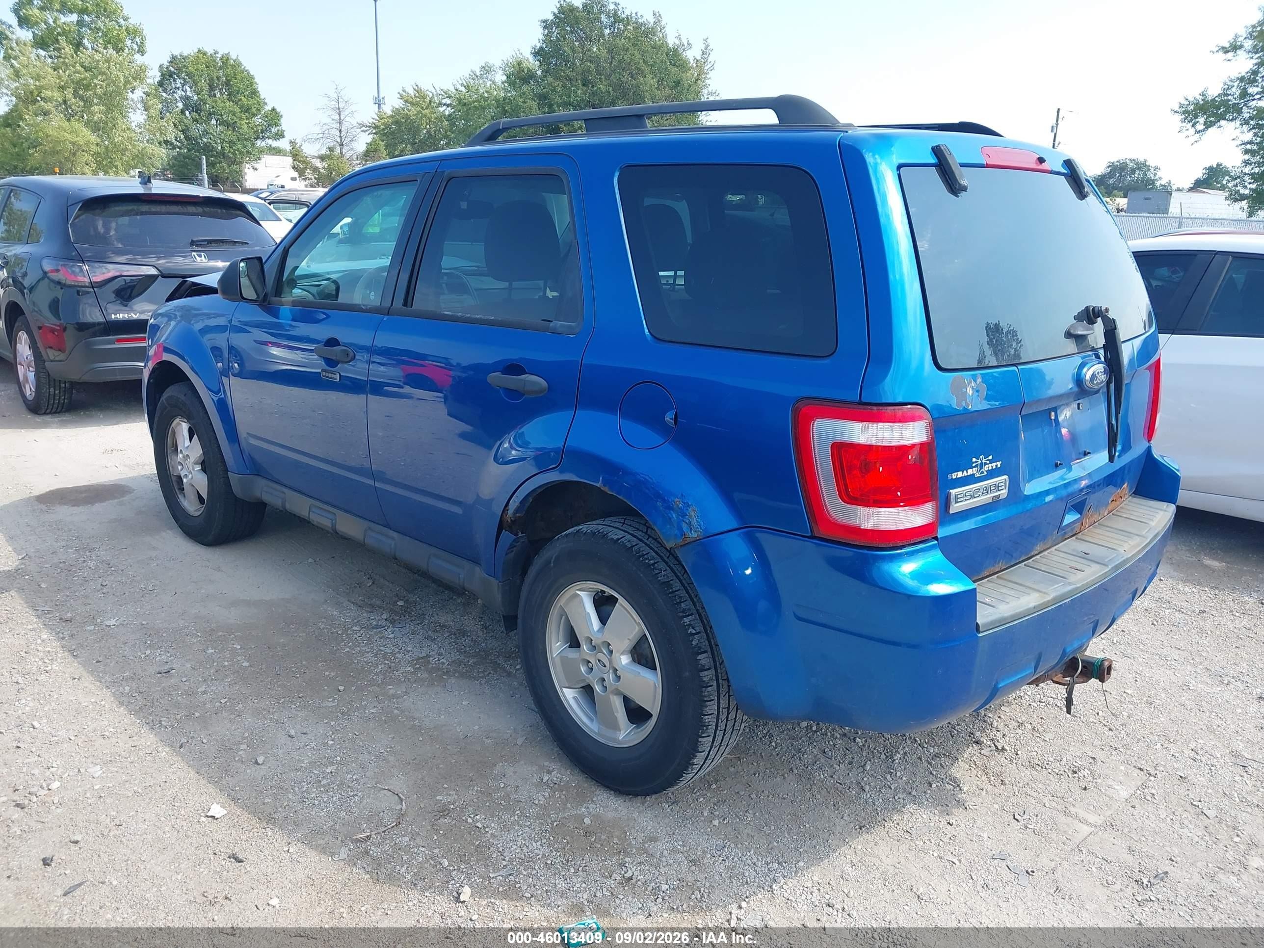 2011 Ford Escape Xlt Blue vin: 1FMCU0D7XBKB20612