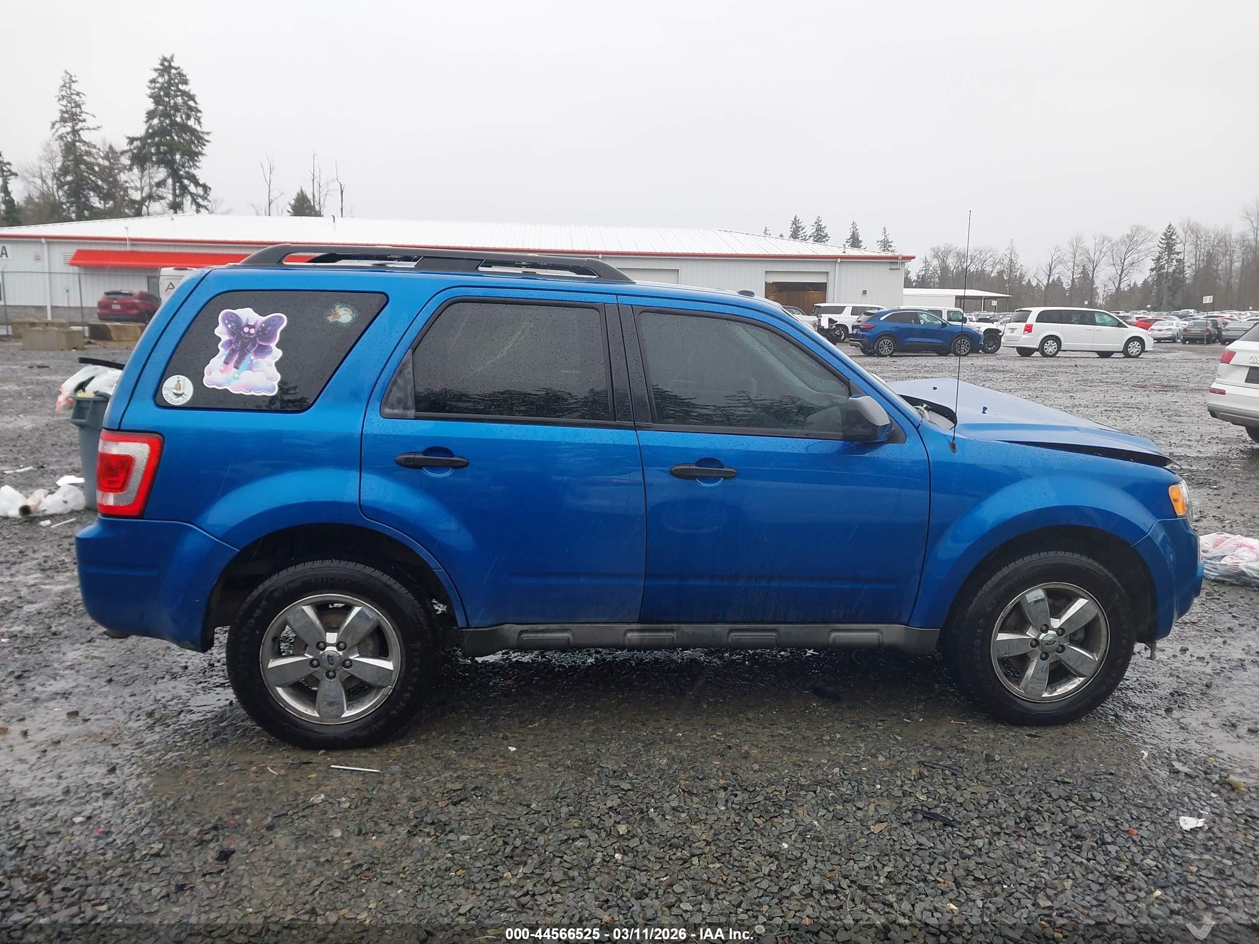 2011 Ford Escape Xlt Blue vin: 1FMCU0D7XBKC01772