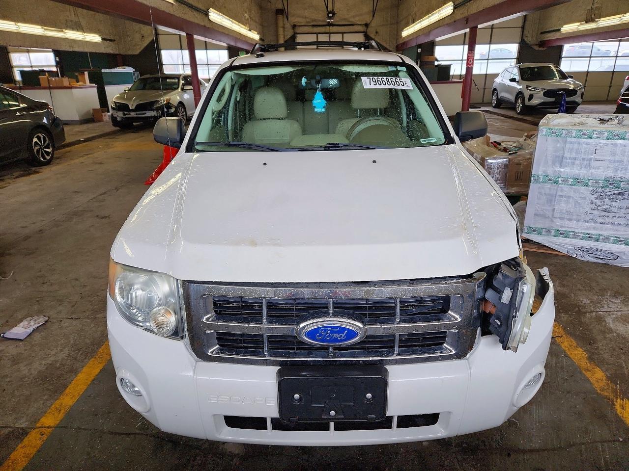 2011 Ford Escape Xlt White vin: 1FMCU0D7XBKC07409