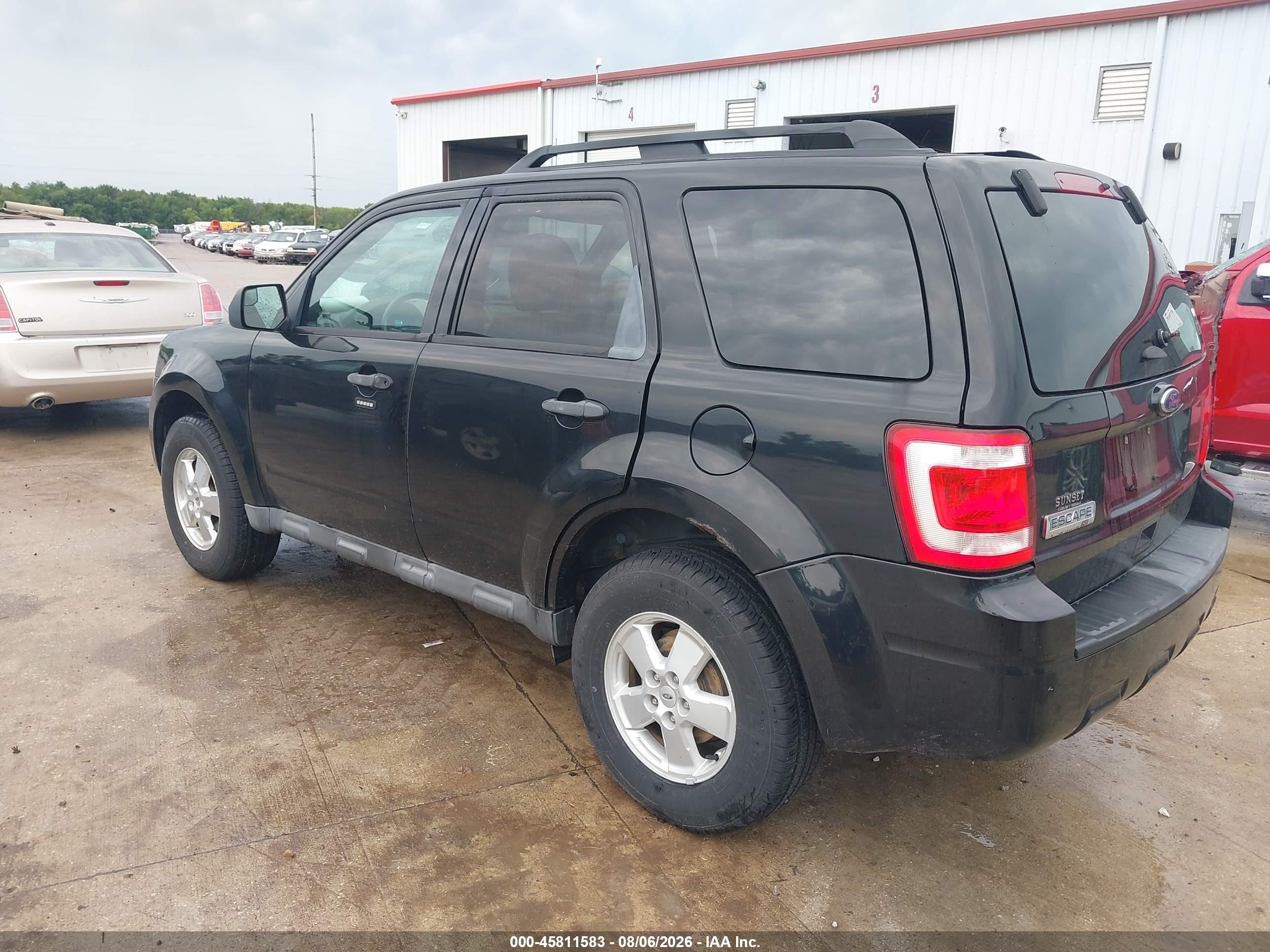 2012 Ford Escape Xlt Black vin: 1FMCU0D7XCKA06935