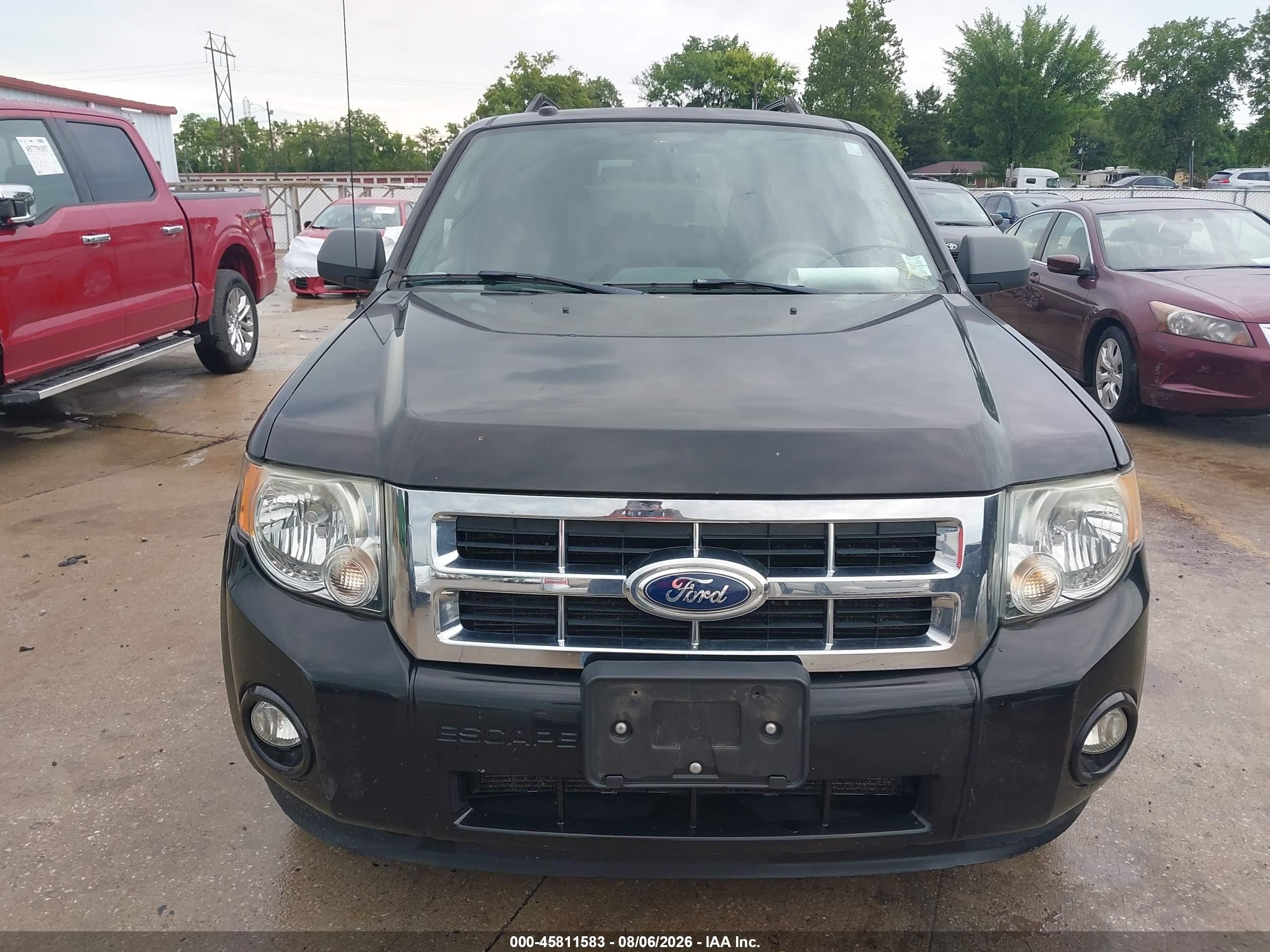 2012 Ford Escape Xlt Black vin: 1FMCU0D7XCKA06935