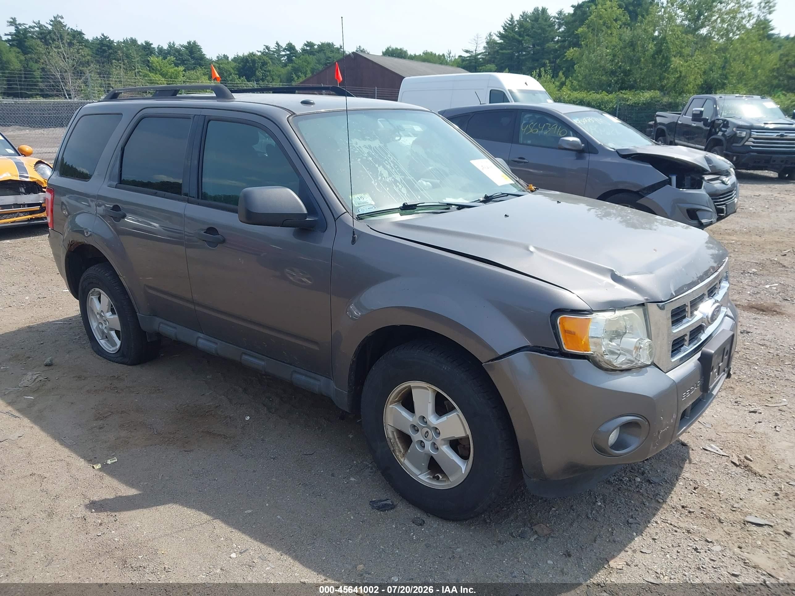 2012 Ford Escape Xlt Серый vin: 1FMCU0D7XCKA54452