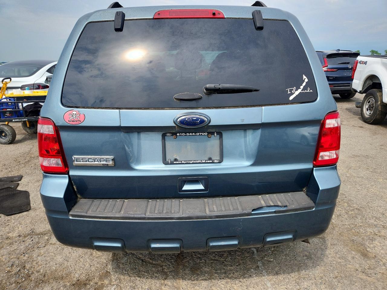 2012 Ford Escape Xlt Blue vin: 1FMCU0D7XCKA80839