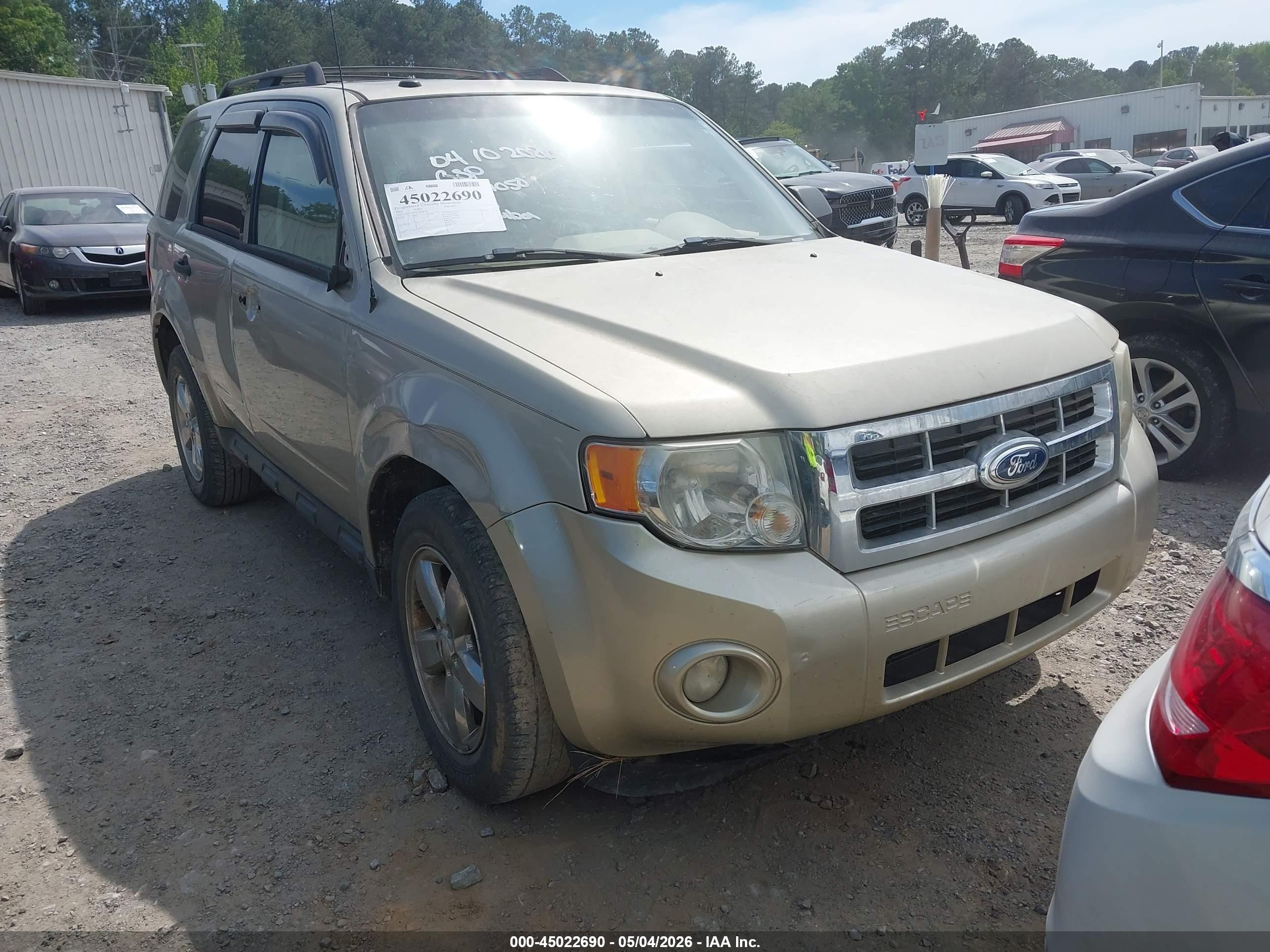2012 Ford Escape Xlt Золотой vin: 1FMCU0D7XCKB48749