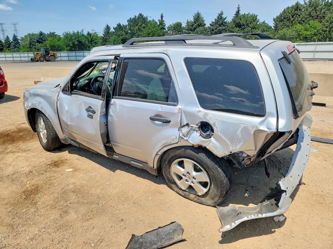 2012 Ford Escape Xlt Silver vin: 1FMCU0D7XCKB52235