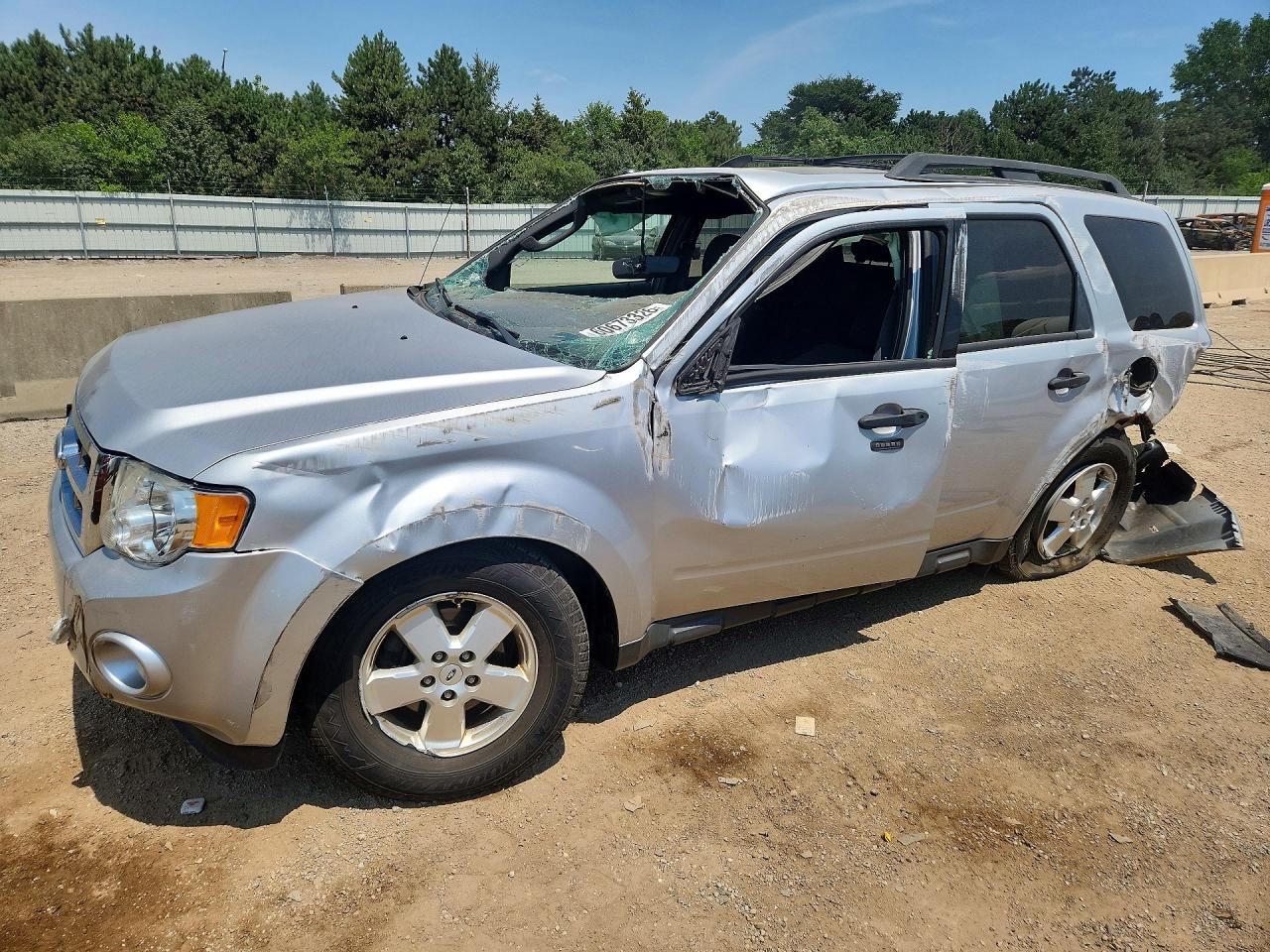 2012 Ford Escape Xlt Silver vin: 1FMCU0D7XCKB52235