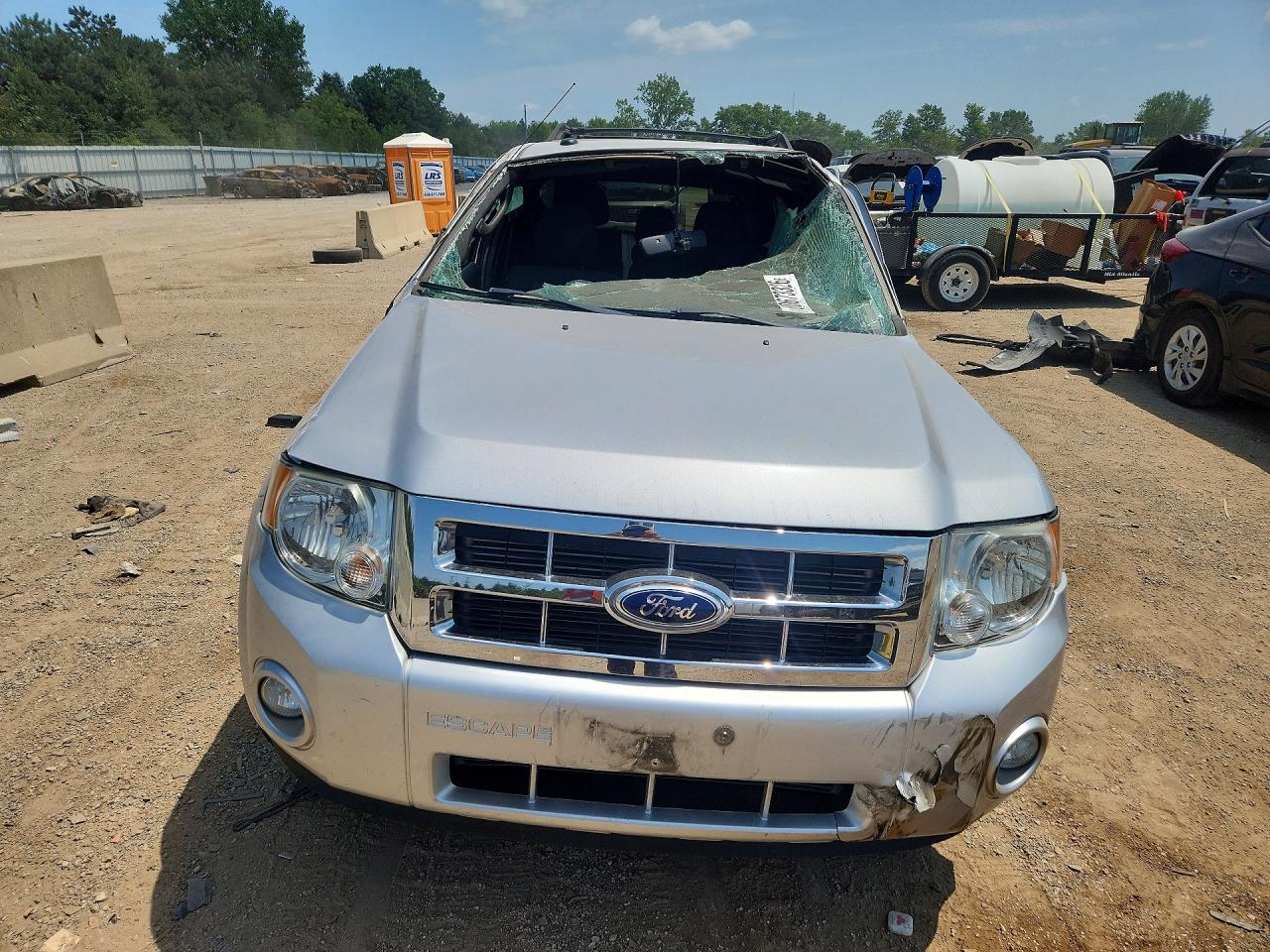 2012 Ford Escape Xlt Silver vin: 1FMCU0D7XCKB52235
