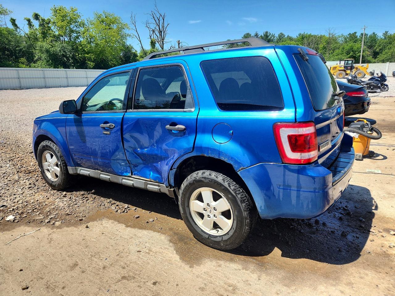 2012 Ford Escape Xlt Blue vin: 1FMCU0D7XCKB76020