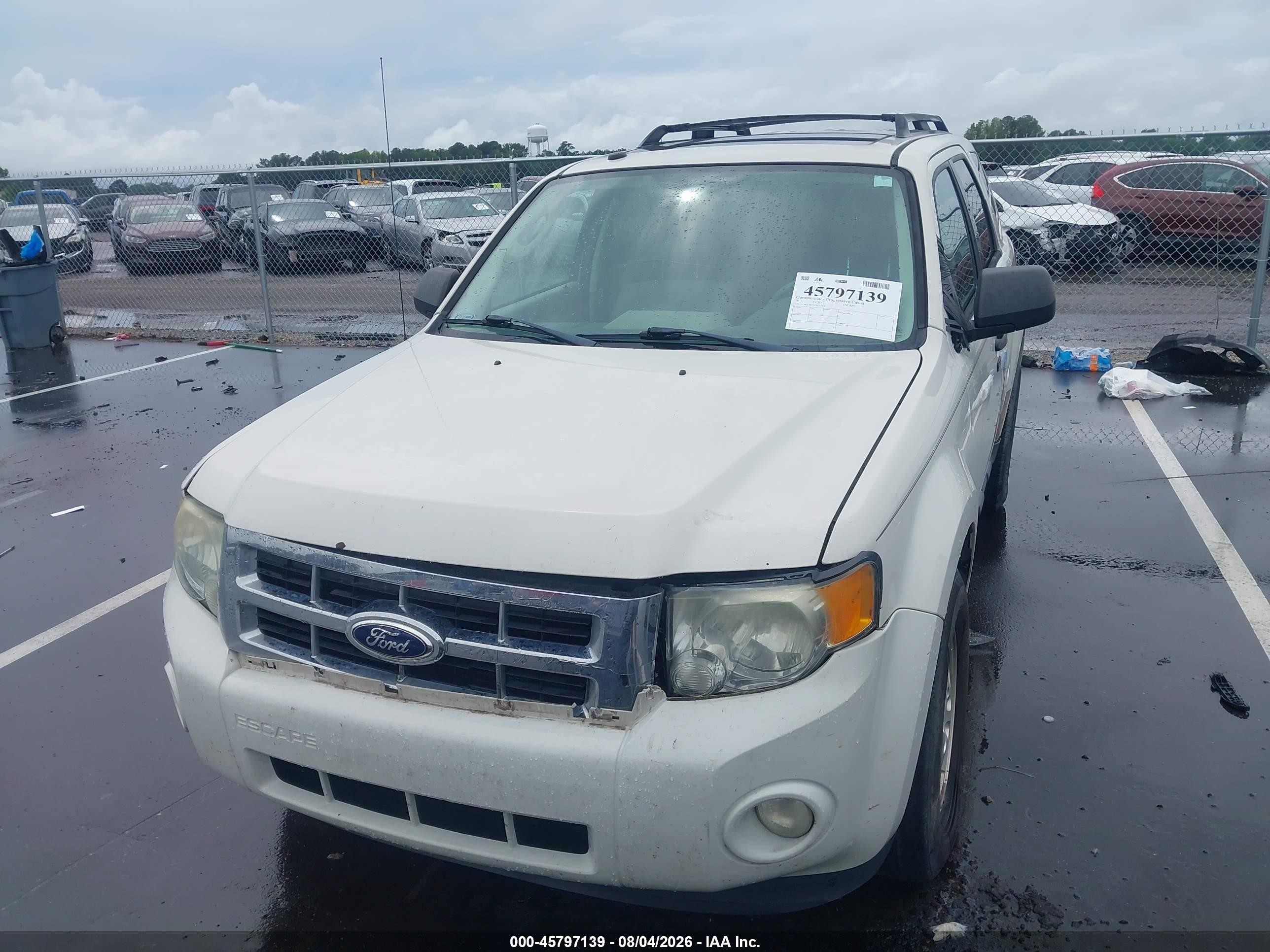 2012 Ford Escape Xlt White vin: 1FMCU0D7XCKC51850