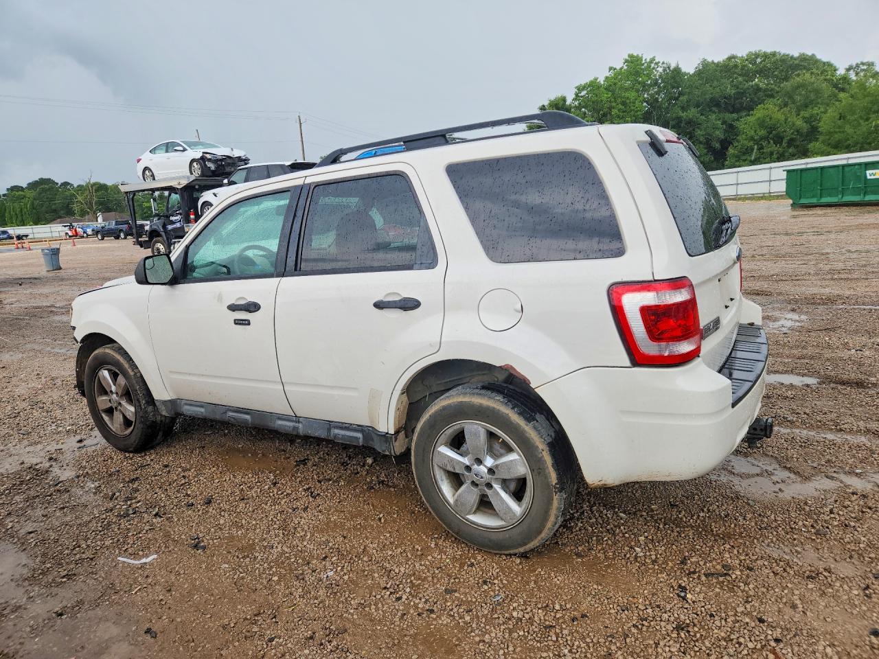 2012 Ford Escape Xlt White vin: 1FMCU0D7XCKC77185