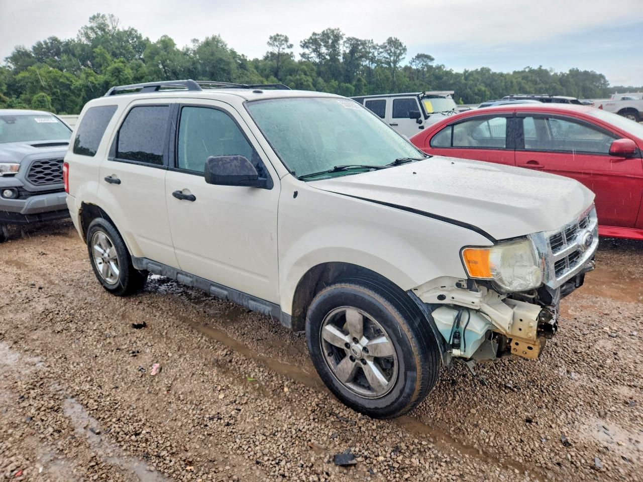 2012 Ford Escape Xlt White vin: 1FMCU0D7XCKC77185