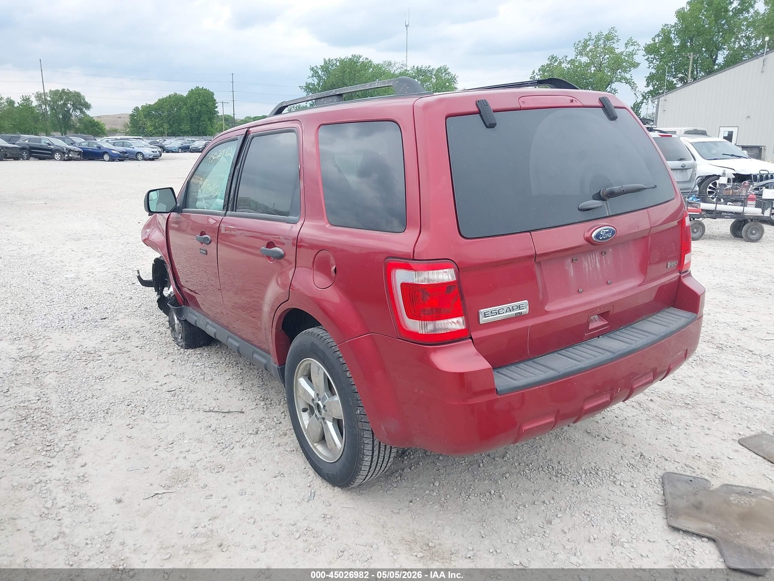 2012 Ford Escape Xlt Red vin: 1FMCU0D7XCKC78868