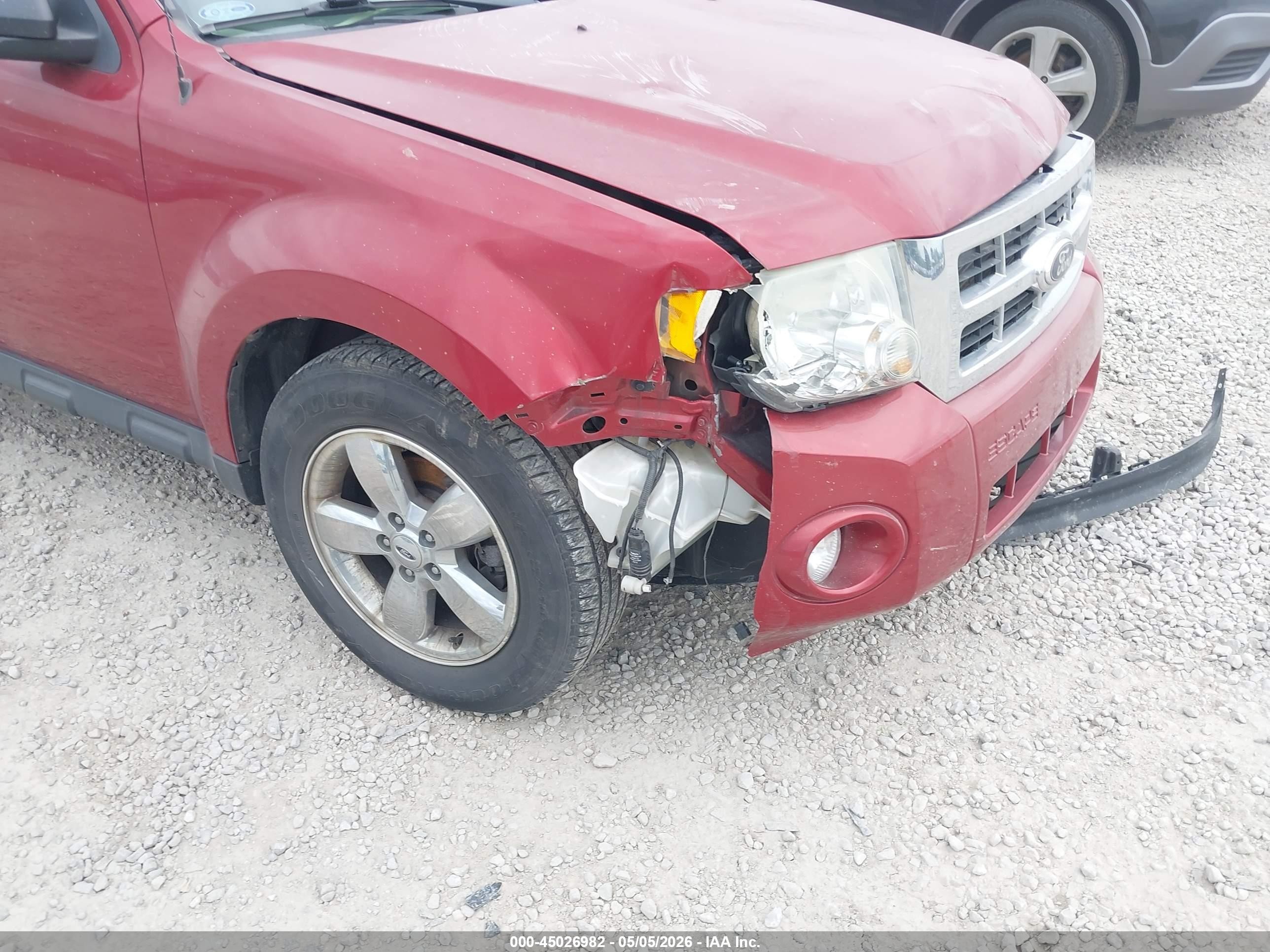 2012 Ford Escape Xlt Red vin: 1FMCU0D7XCKC78868