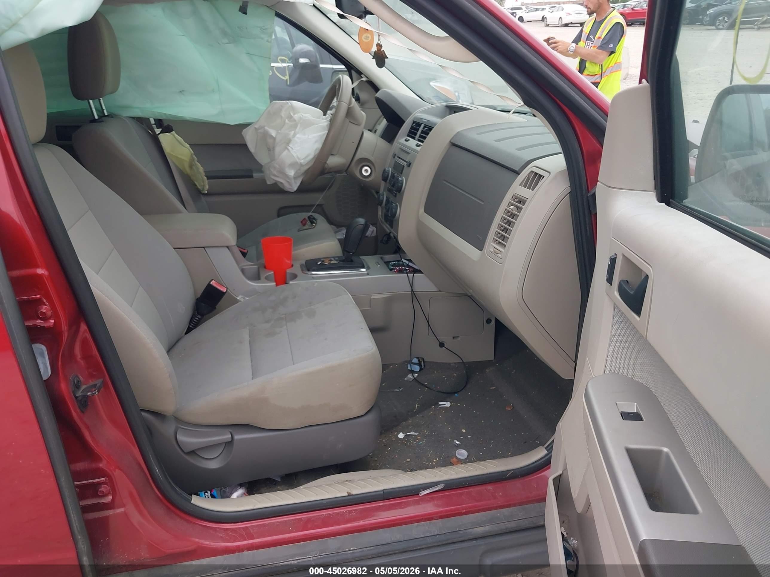 2012 Ford Escape Xlt Red vin: 1FMCU0D7XCKC78868