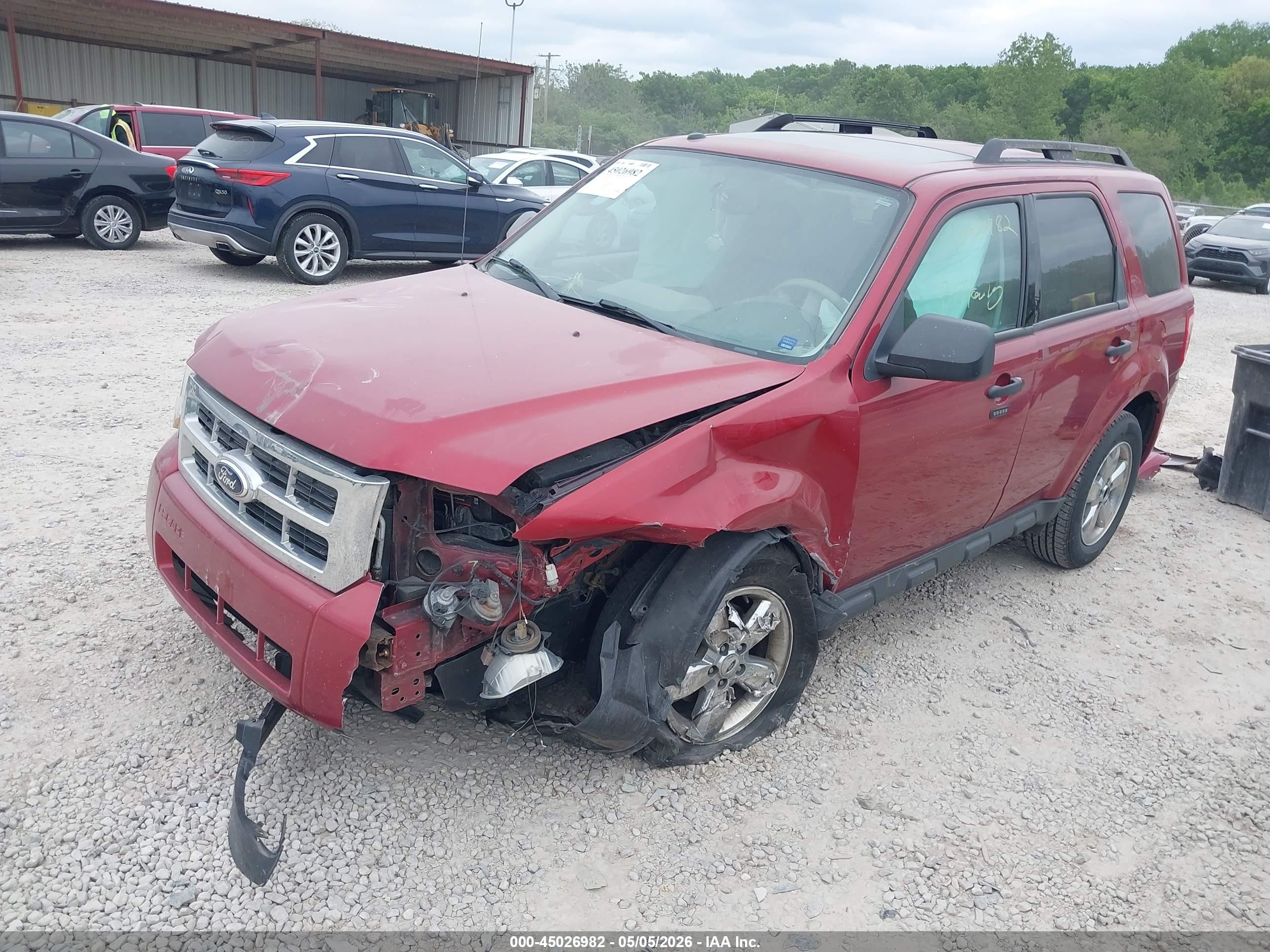 2012 Ford Escape Xlt Red vin: 1FMCU0D7XCKC78868