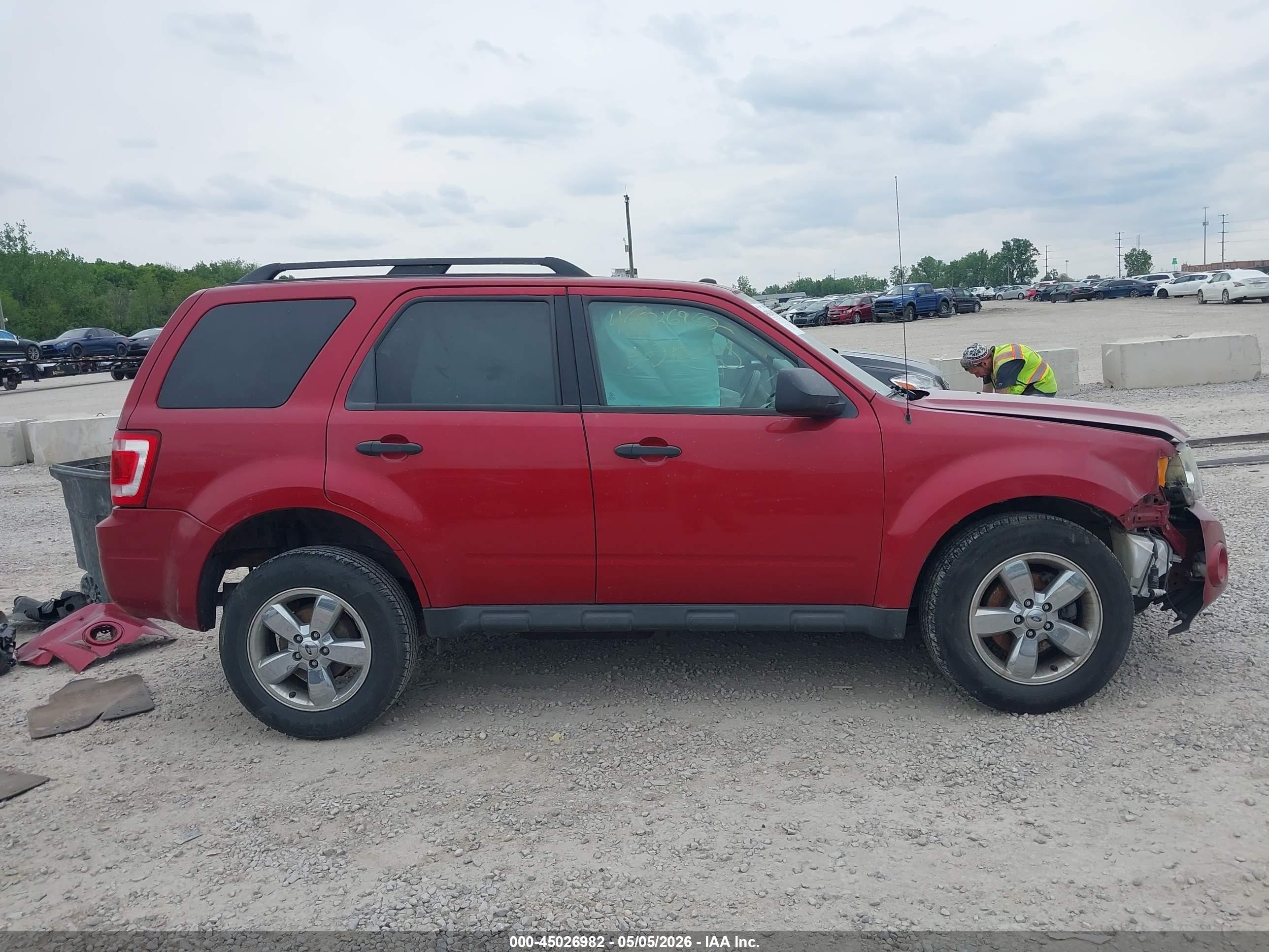 2012 Ford Escape Xlt Red vin: 1FMCU0D7XCKC78868