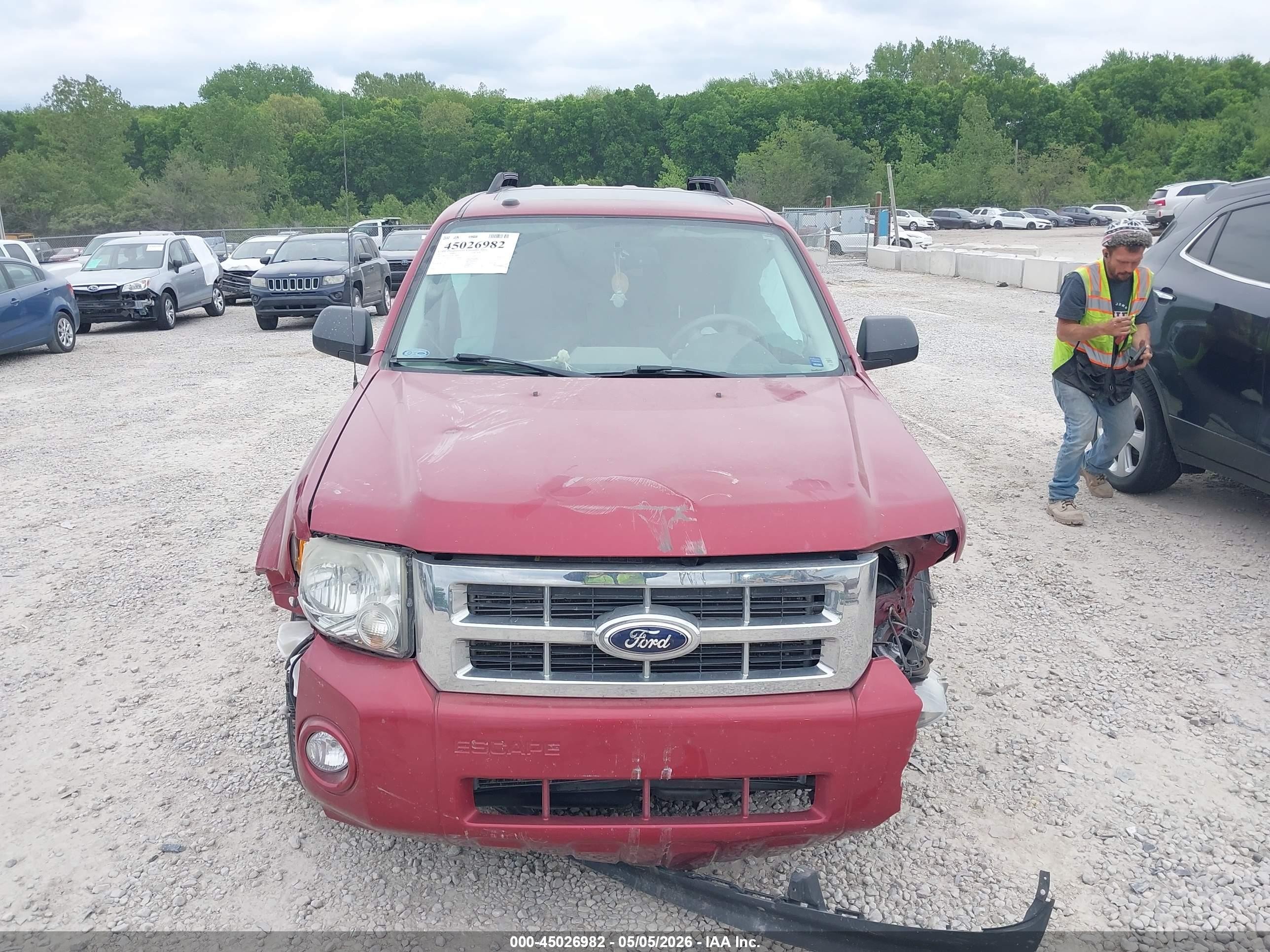 2012 Ford Escape Xlt Red vin: 1FMCU0D7XCKC78868