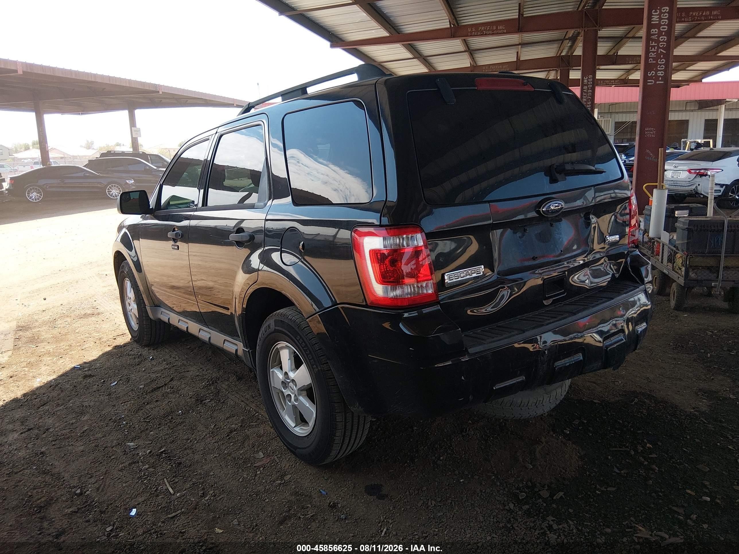 2010 Ford Escape Xlt Black vin: 1FMCU0DG0AKD20865