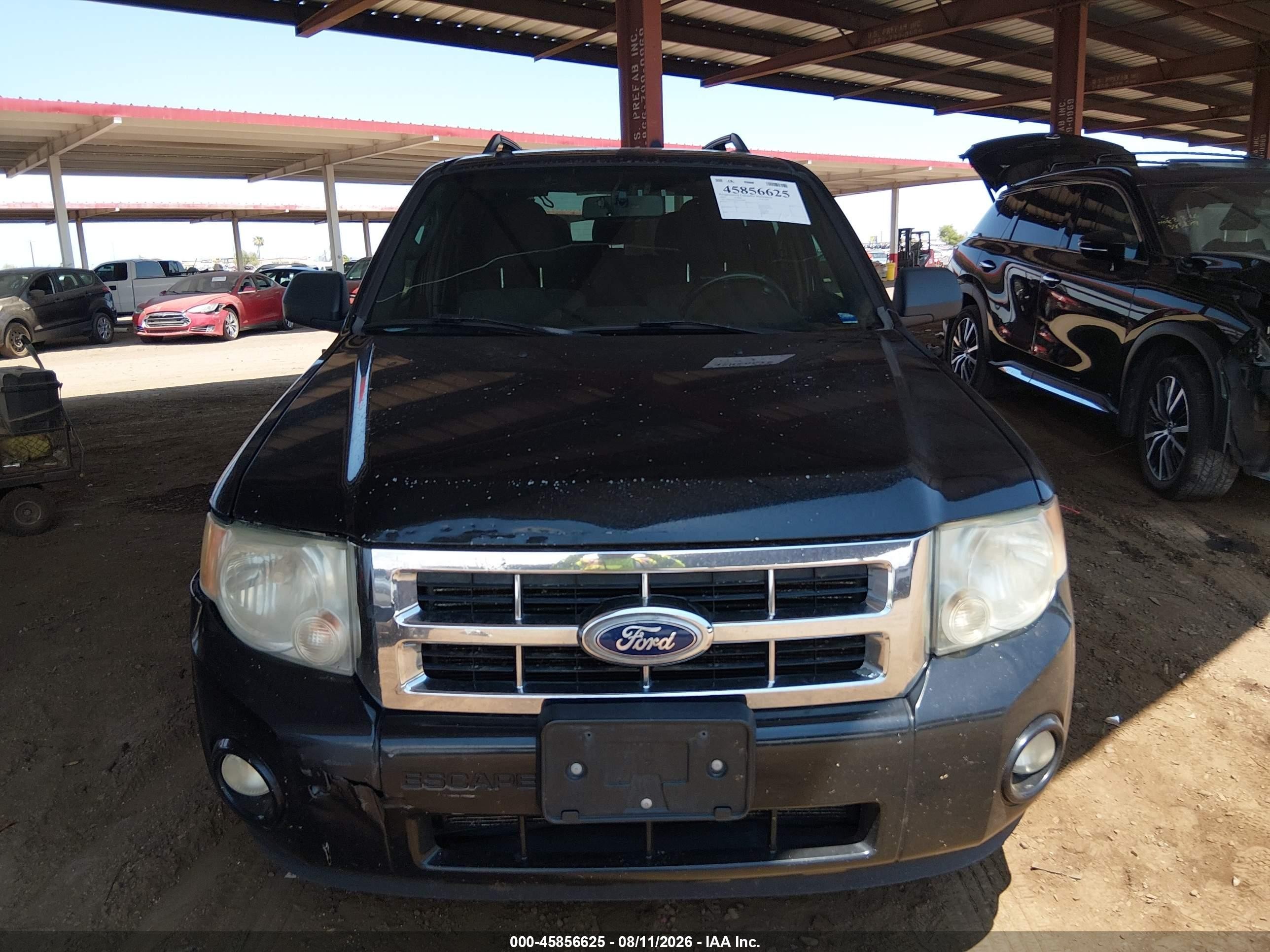 2010 Ford Escape Xlt Black vin: 1FMCU0DG0AKD20865