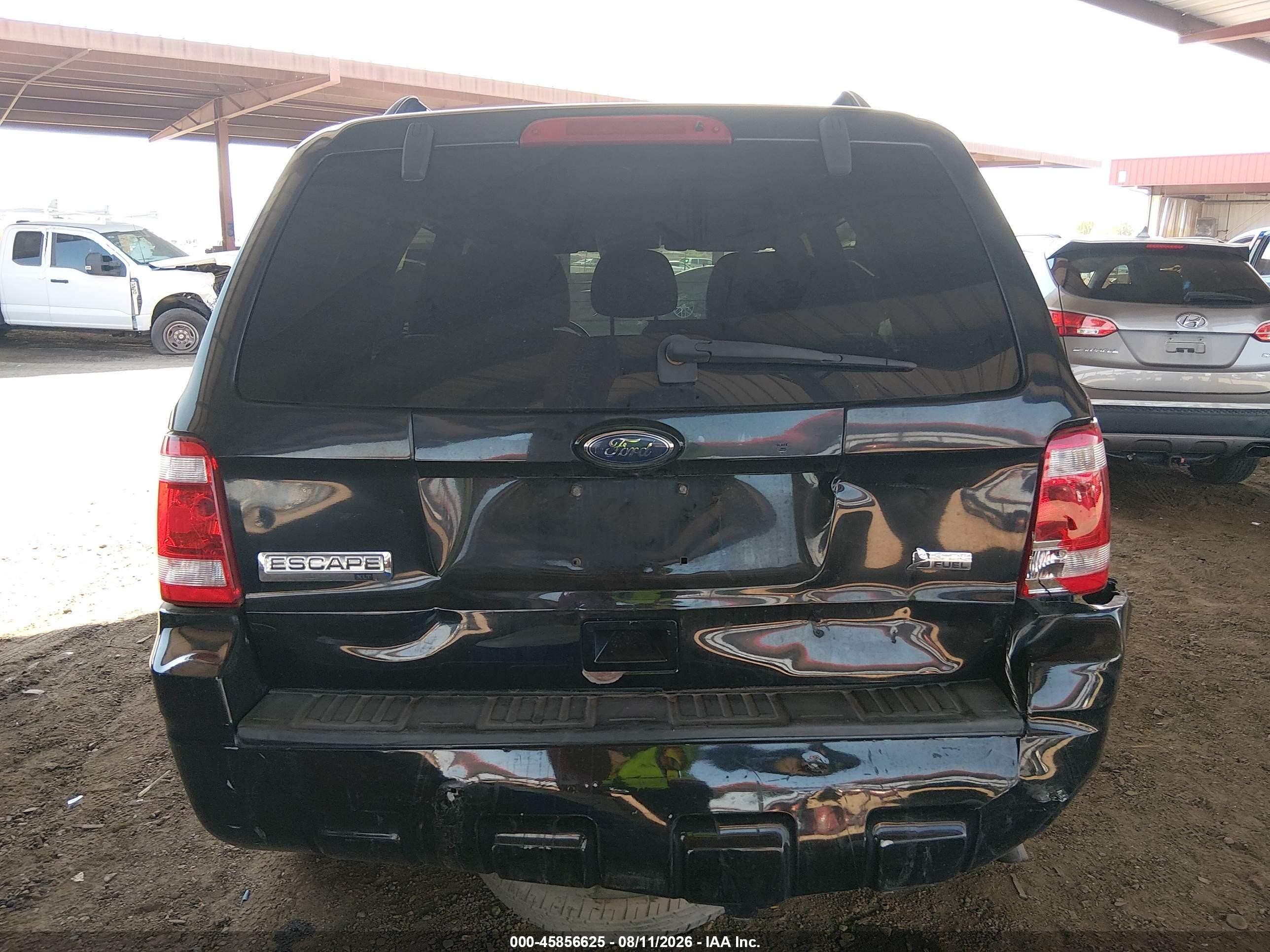 2010 Ford Escape Xlt Black vin: 1FMCU0DG0AKD20865