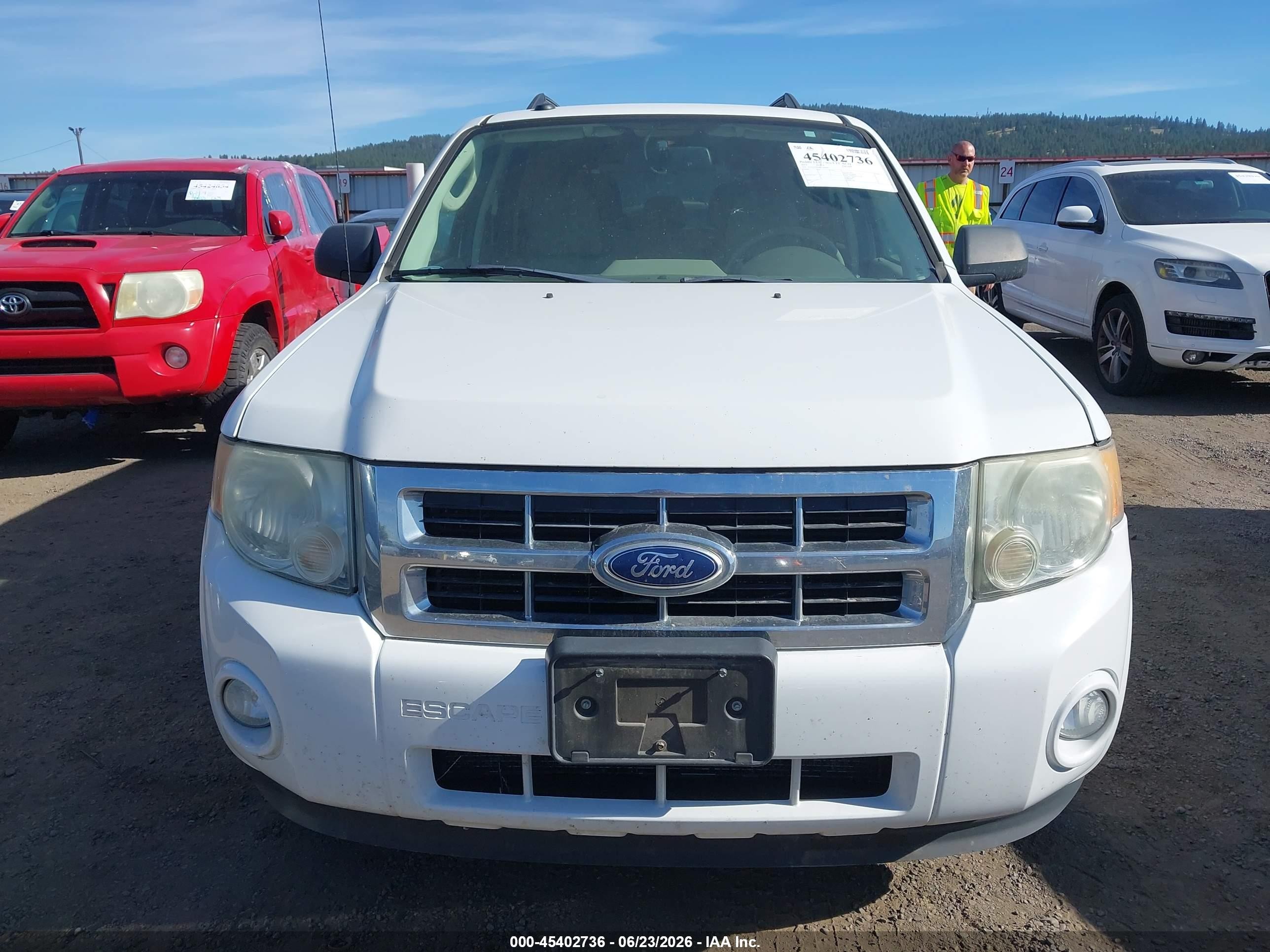 2011 Ford Escape Xlt White vin: 1FMCU0DG0BKB40965
