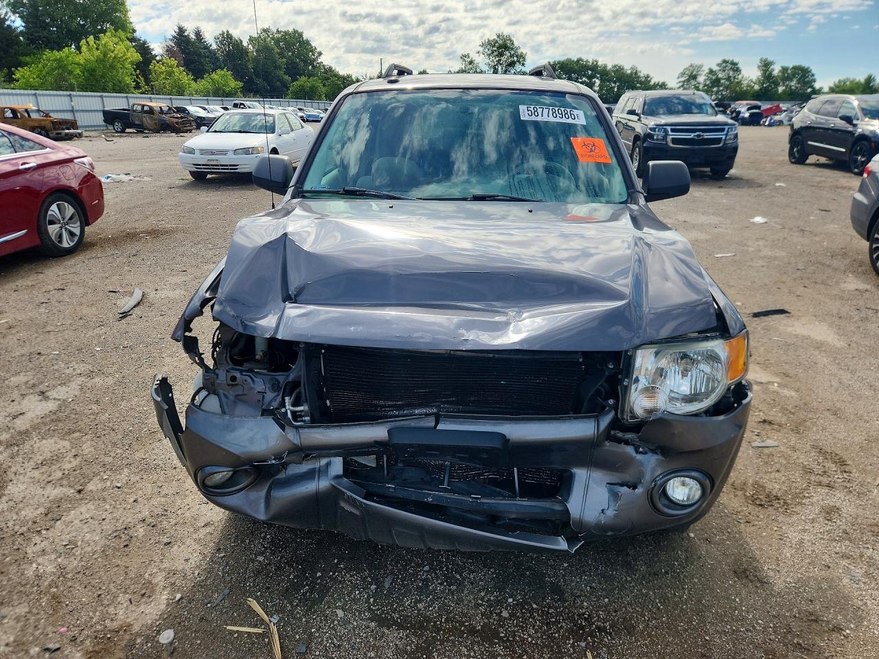 2012 Ford Escape Xlt Gray vin: 1FMCU0DG0CKA42357