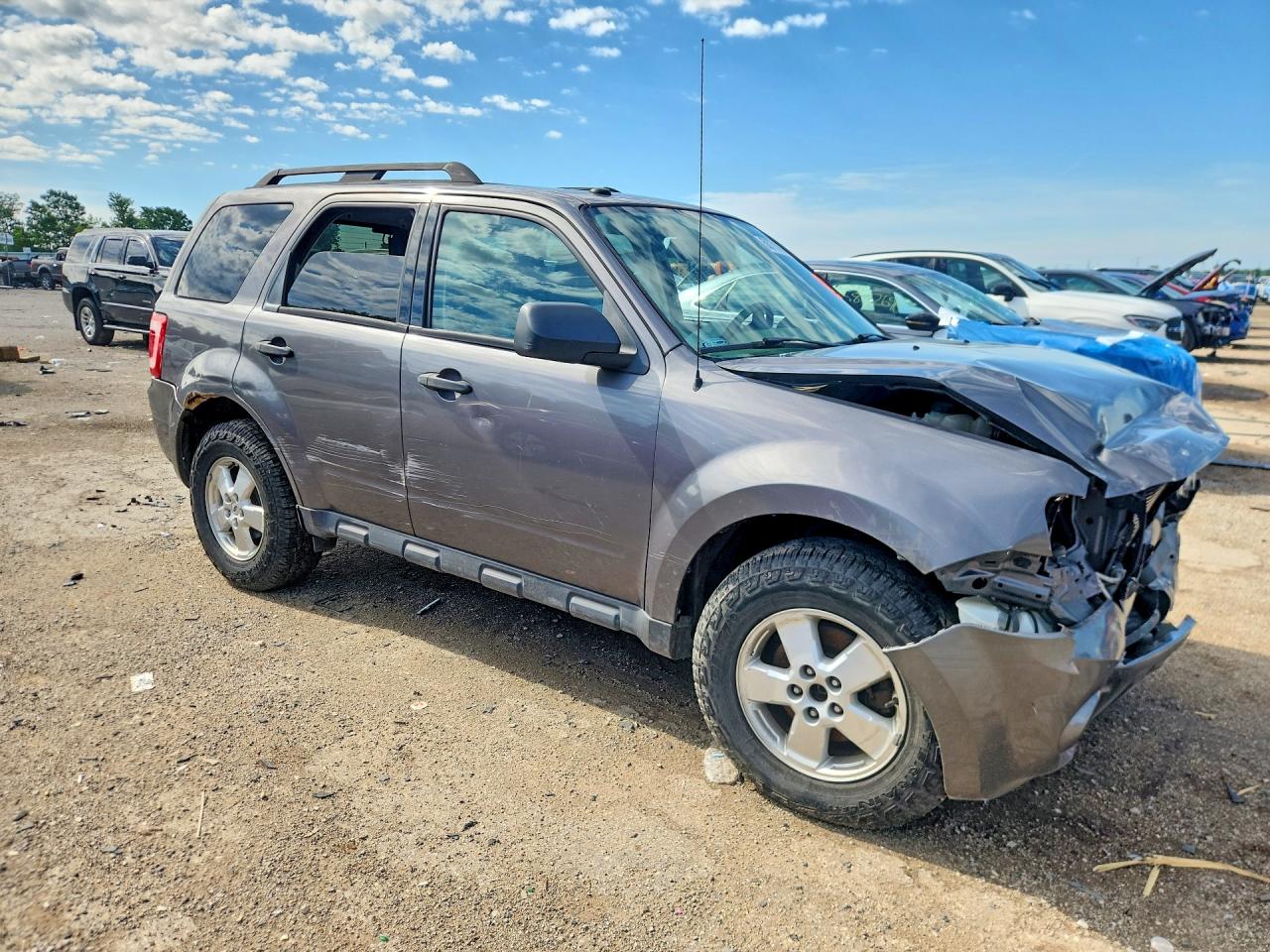 2012 Ford Escape Xlt Gray vin: 1FMCU0DG0CKA42357