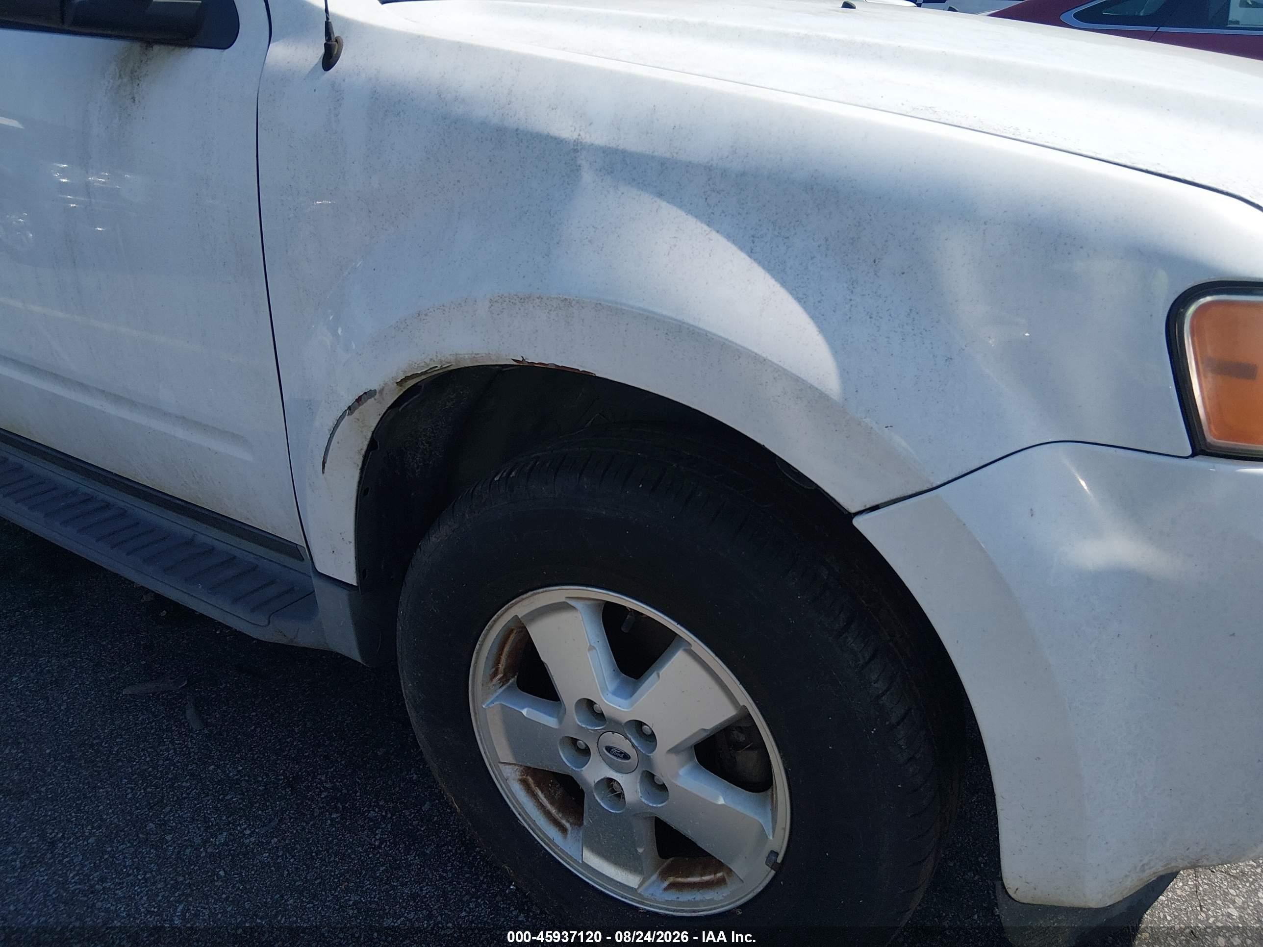 2012 Ford Escape Xlt White vin: 1FMCU0DG0CKB69321