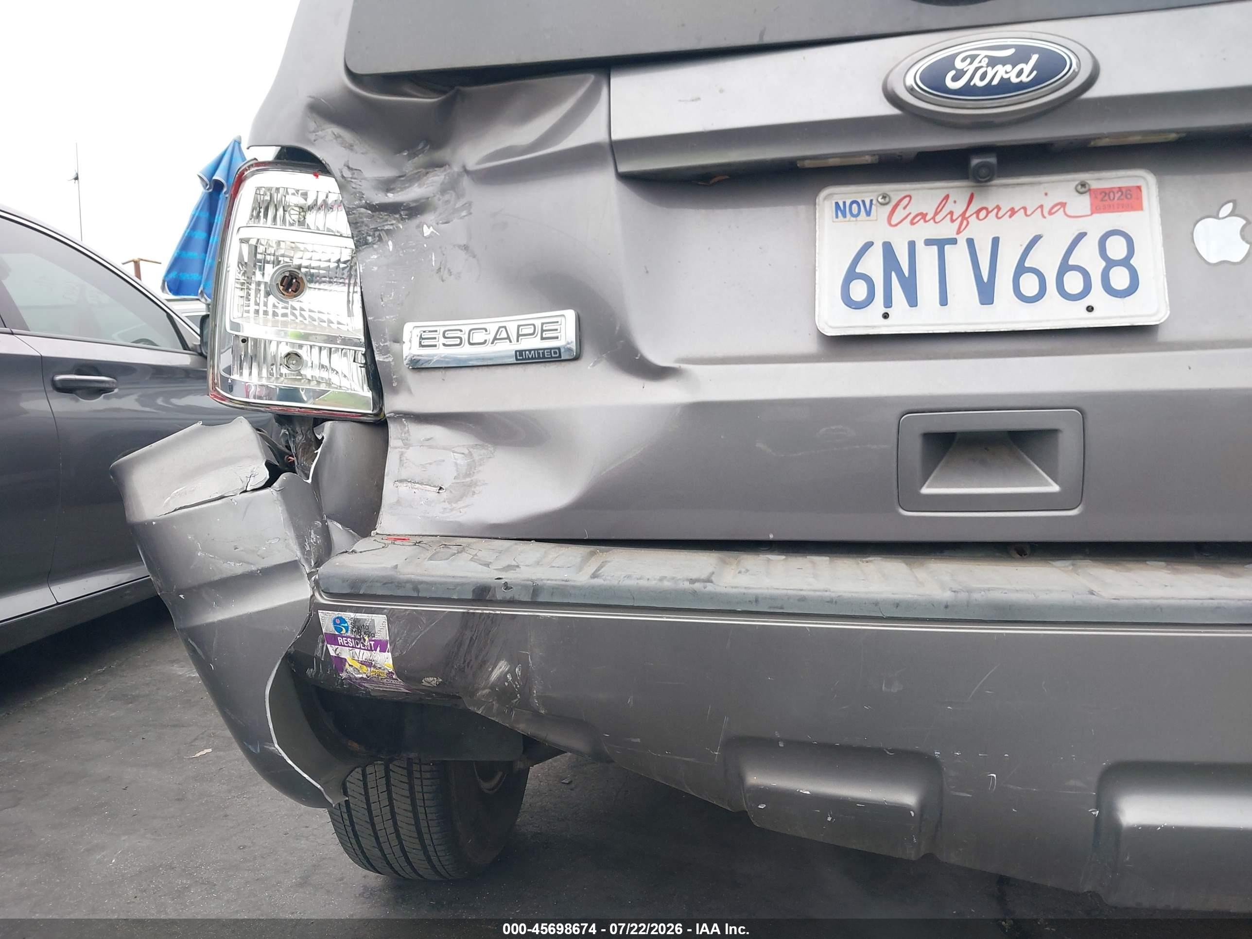 2011 Ford Escape Xlt Gray vin: 1FMCU0DG1BKA87466