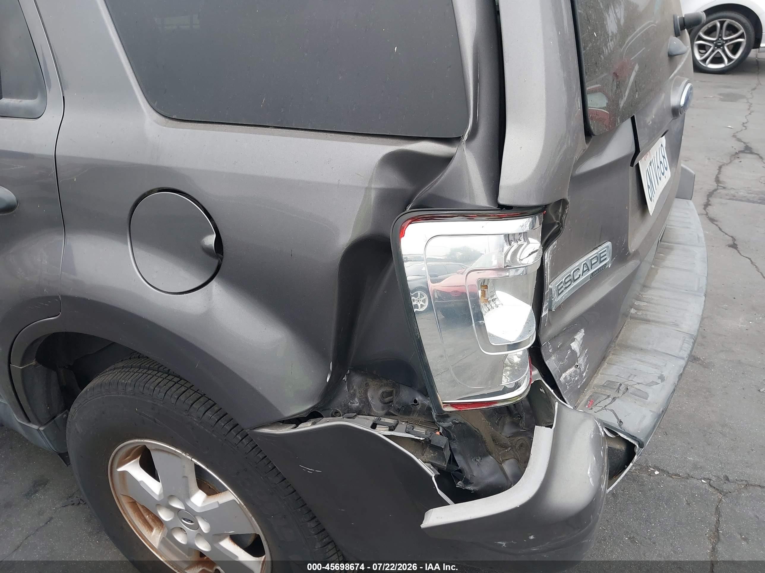 2011 Ford Escape Xlt Gray vin: 1FMCU0DG1BKA87466