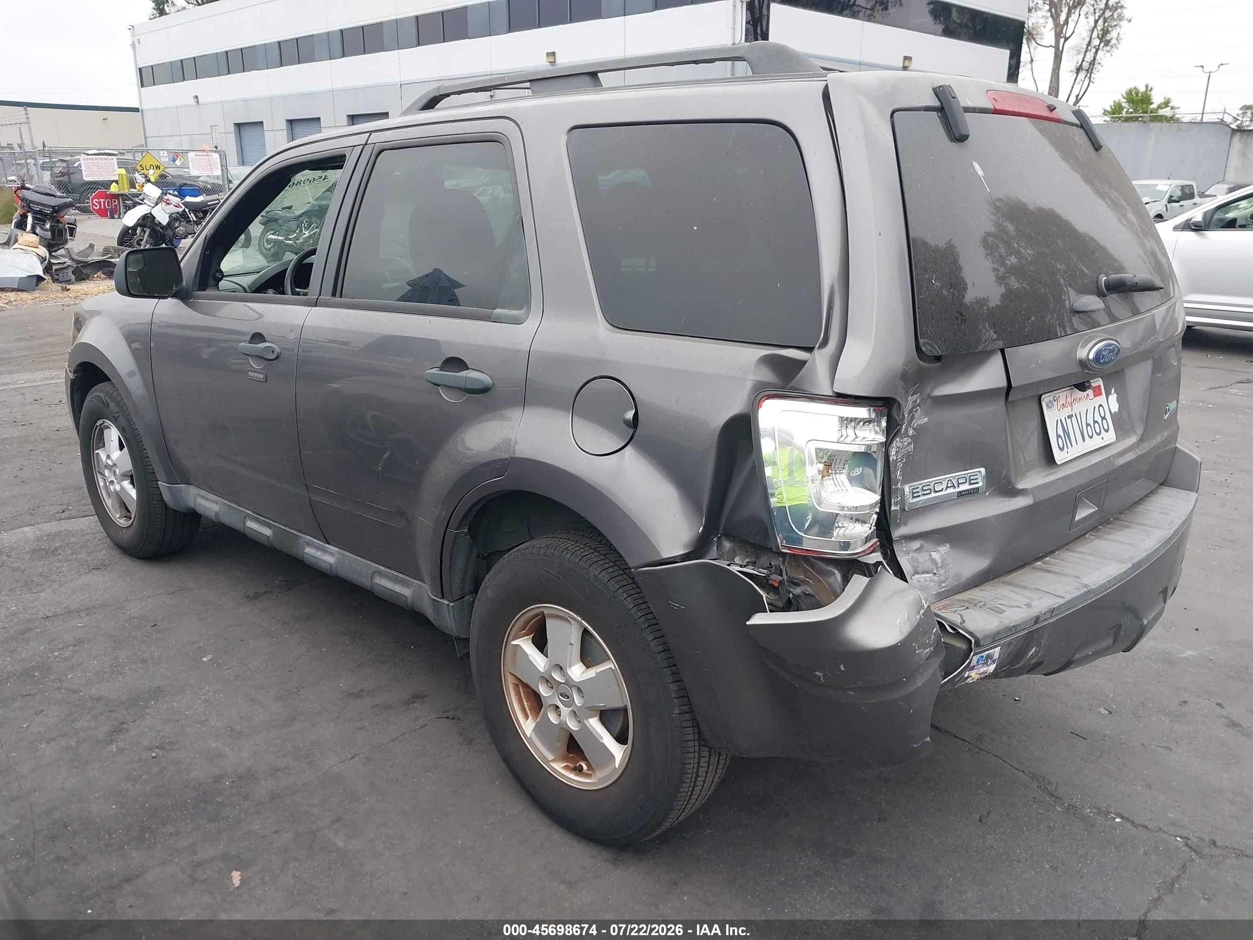 2011 Ford Escape Xlt Gray vin: 1FMCU0DG1BKA87466