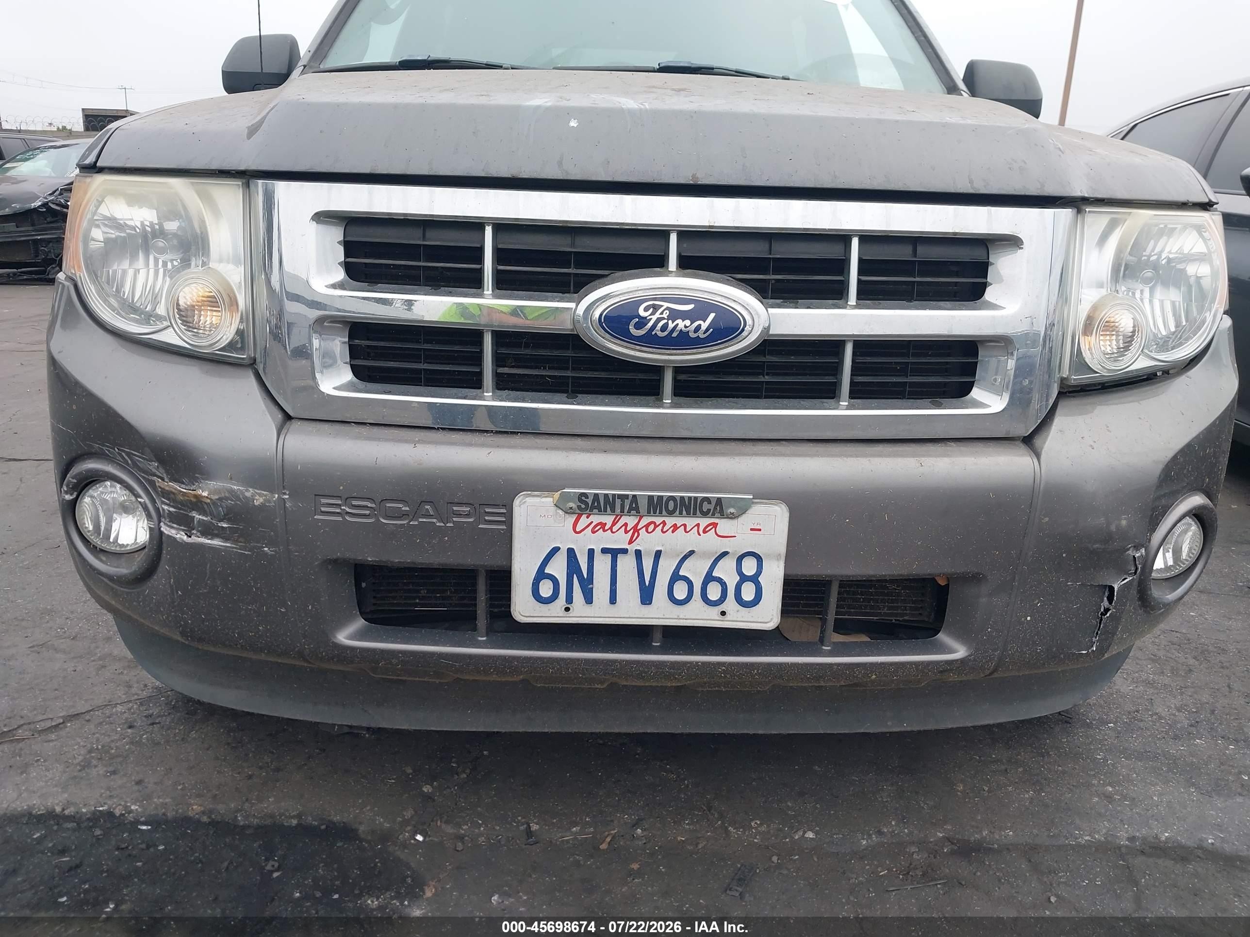 2011 Ford Escape Xlt Gray vin: 1FMCU0DG1BKA87466