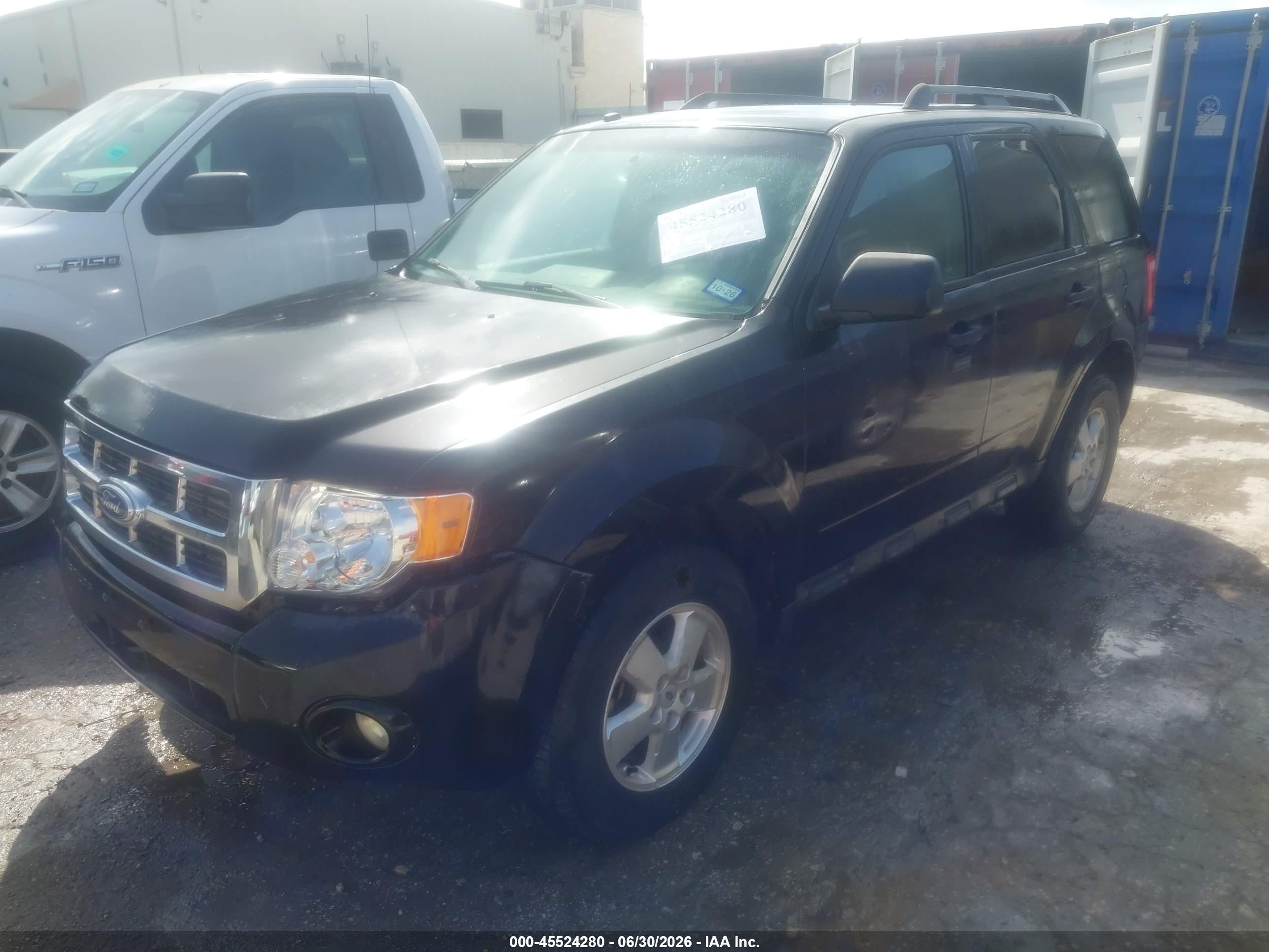 2011 Ford Escape Xlt Black vin: 1FMCU0DG1BKB99085