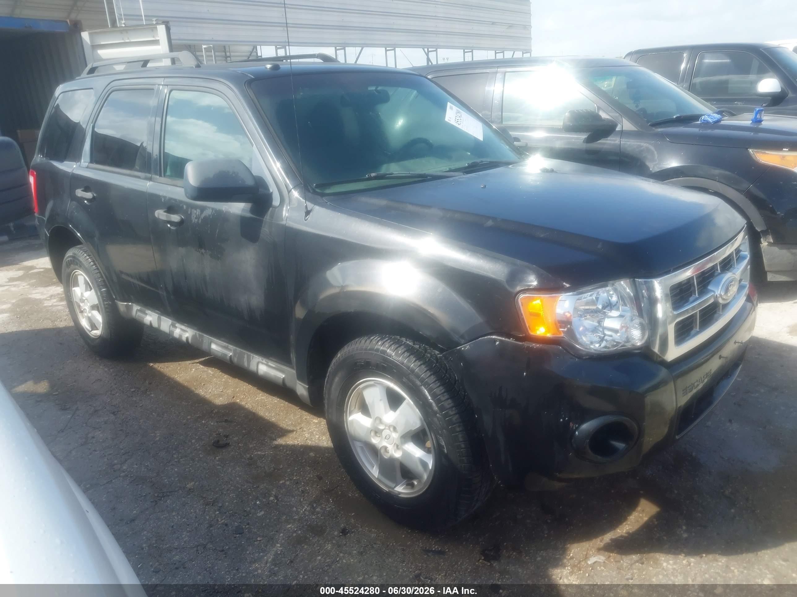 2011 Ford Escape Xlt Черный vin: 1FMCU0DG1BKB99085