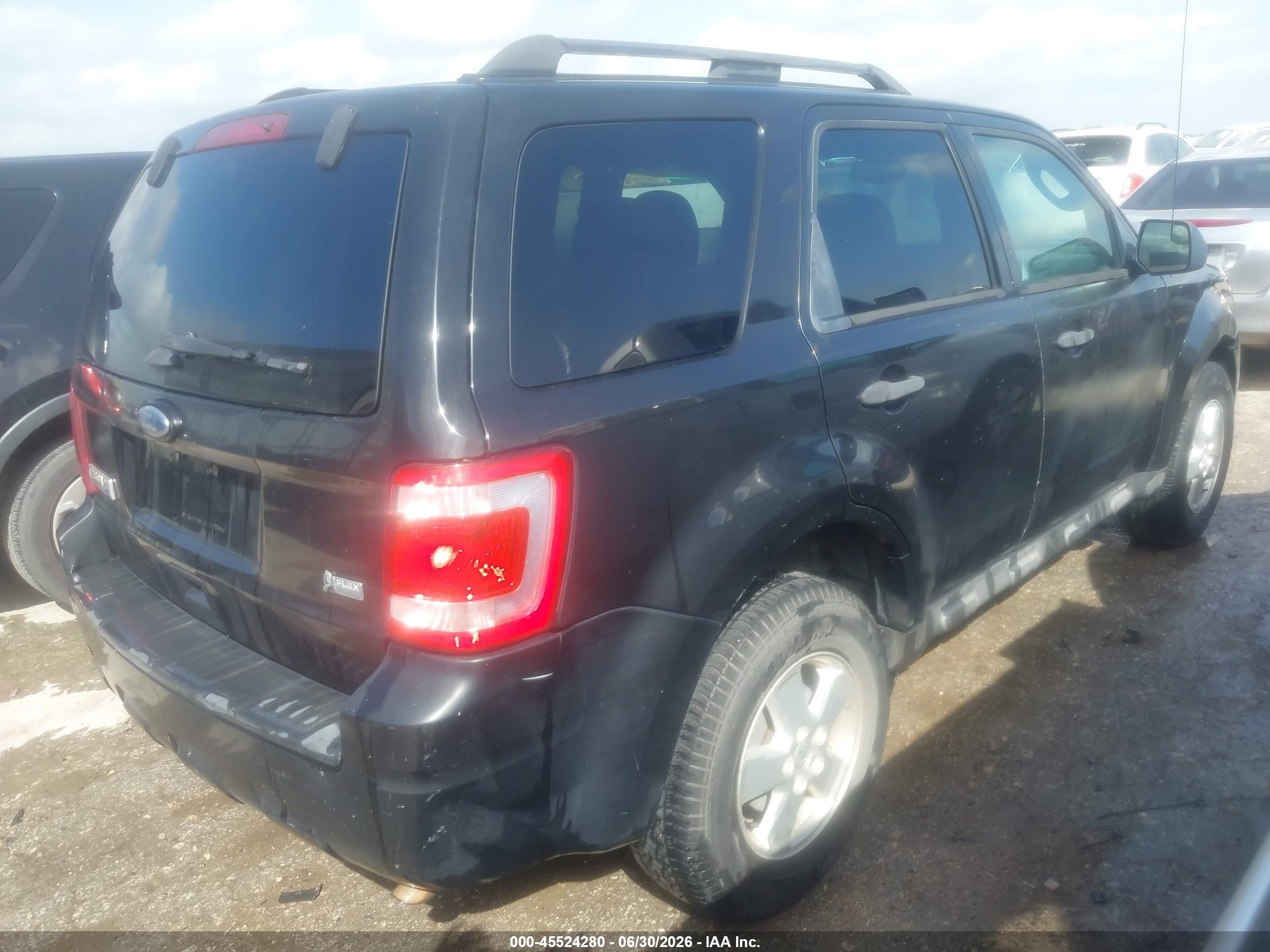 2011 Ford Escape Xlt Black vin: 1FMCU0DG1BKB99085