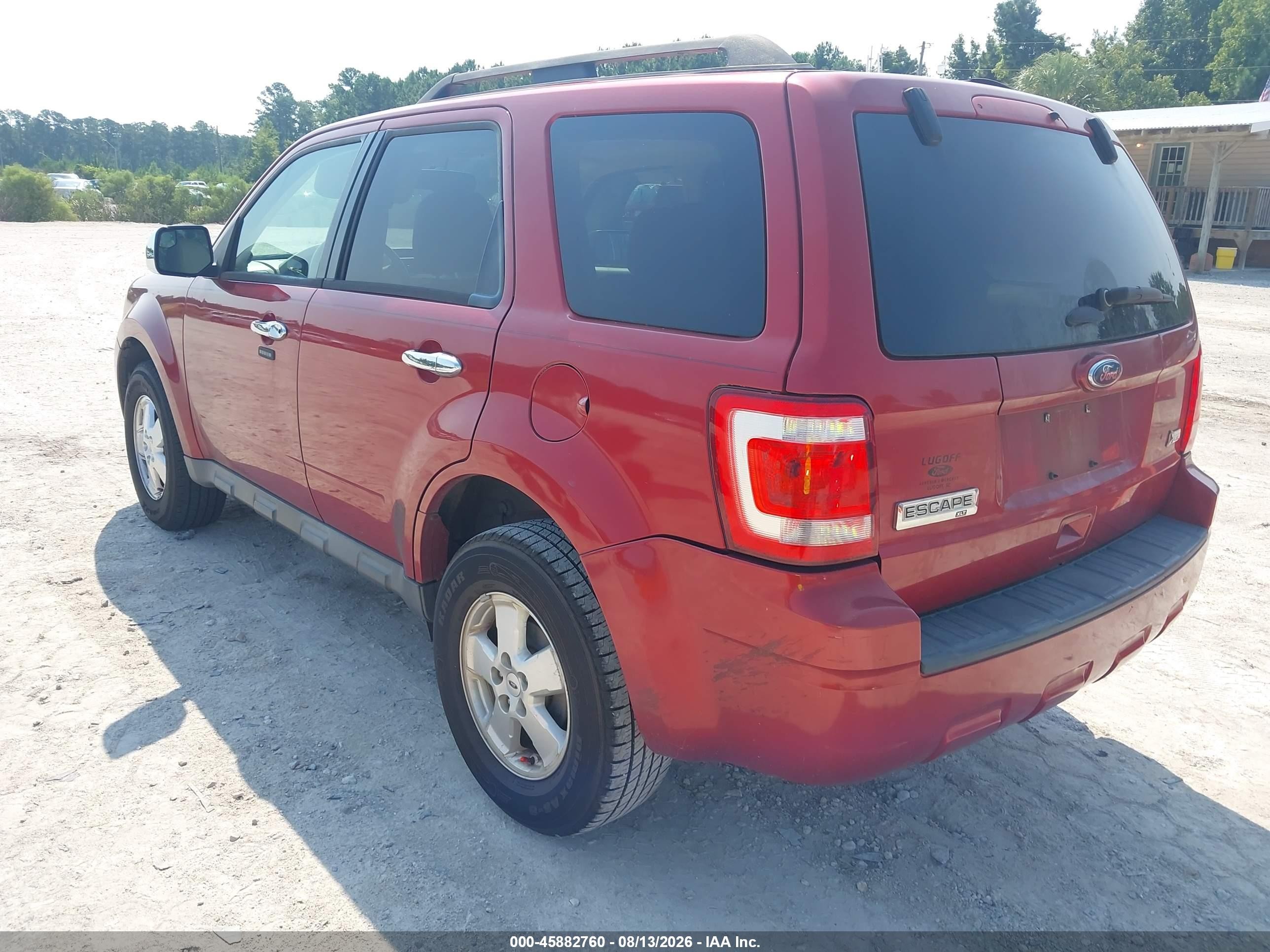2012 Ford Escape Xlt Red vin: 1FMCU0DG1CKA41492