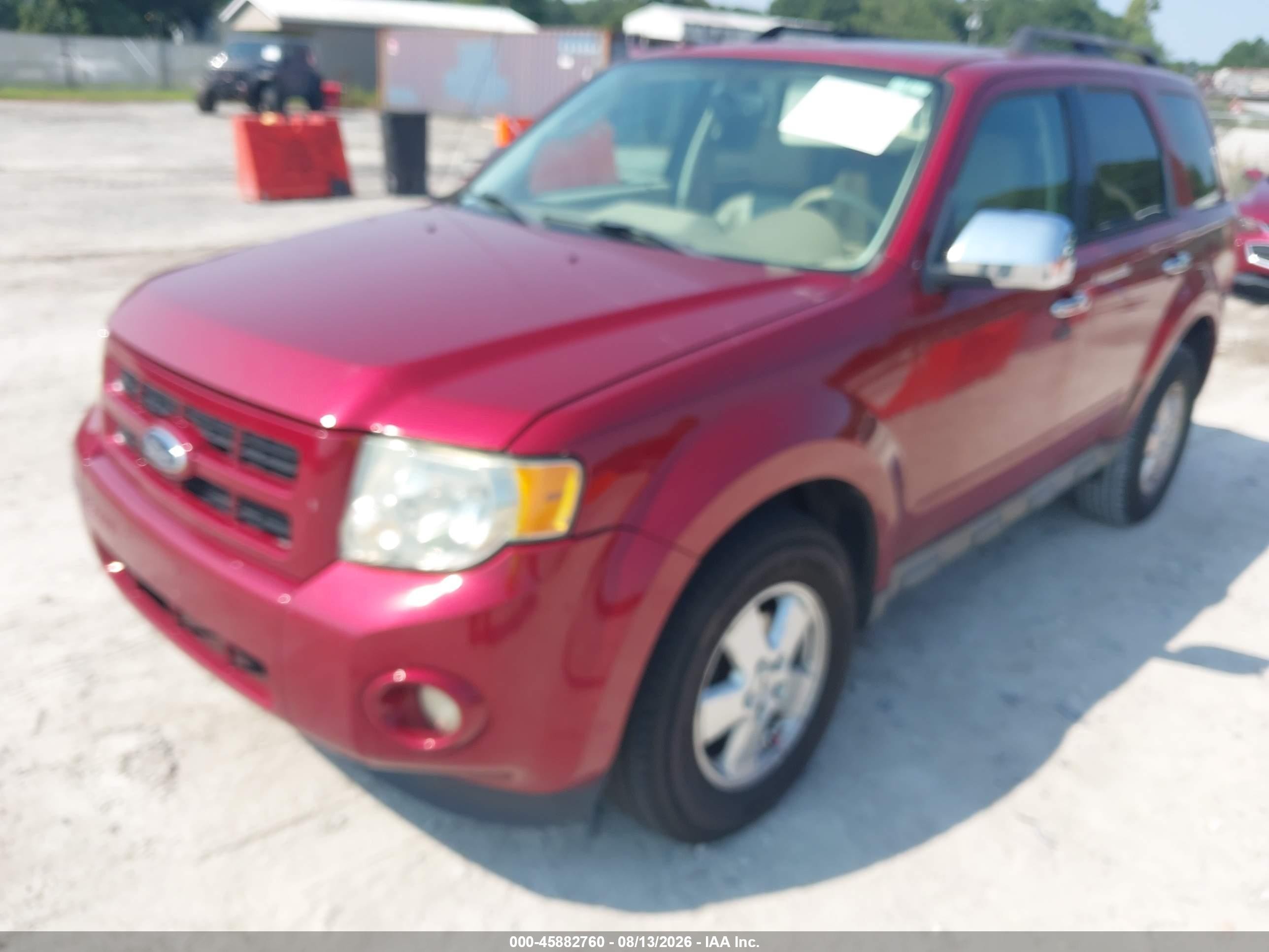 2012 Ford Escape Xlt Red vin: 1FMCU0DG1CKA41492
