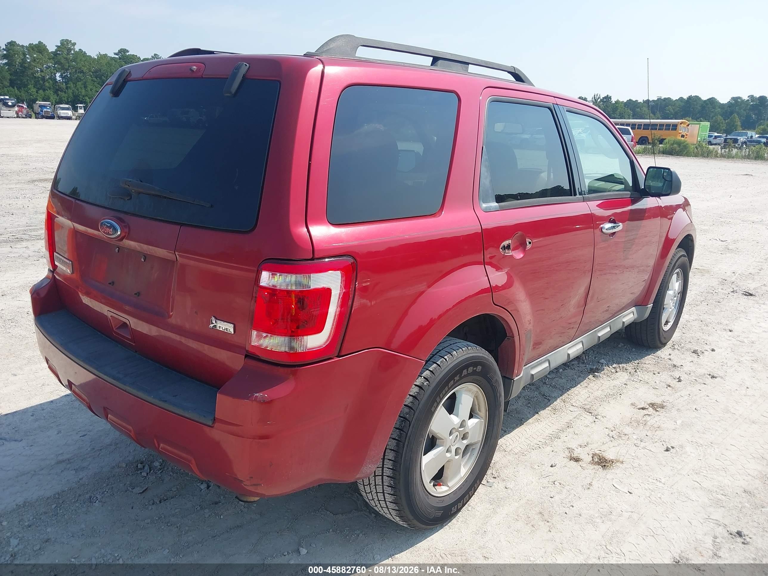 2012 Ford Escape Xlt Red vin: 1FMCU0DG1CKA41492