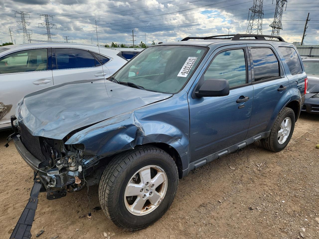 2012 Ford Escape Xlt Blue vin: 1FMCU0DG1CKA42285