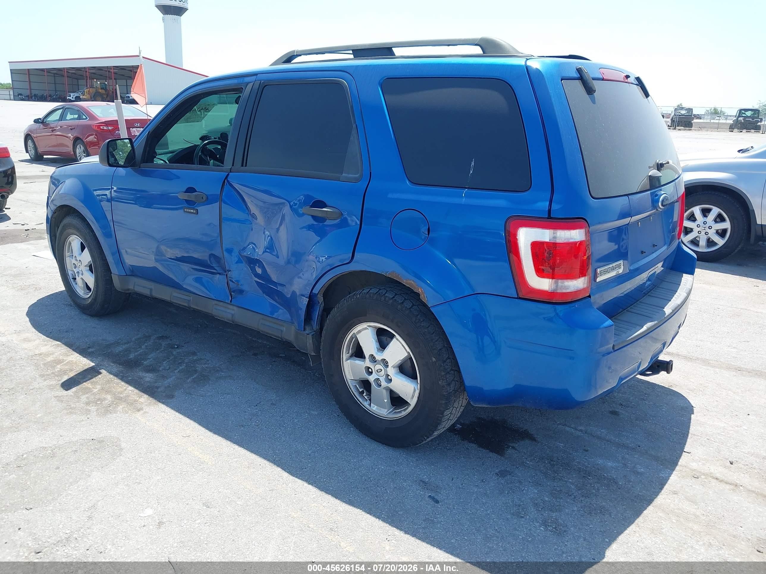 2012 Ford Escape Xlt Blue vin: 1FMCU0DG1CKA57966