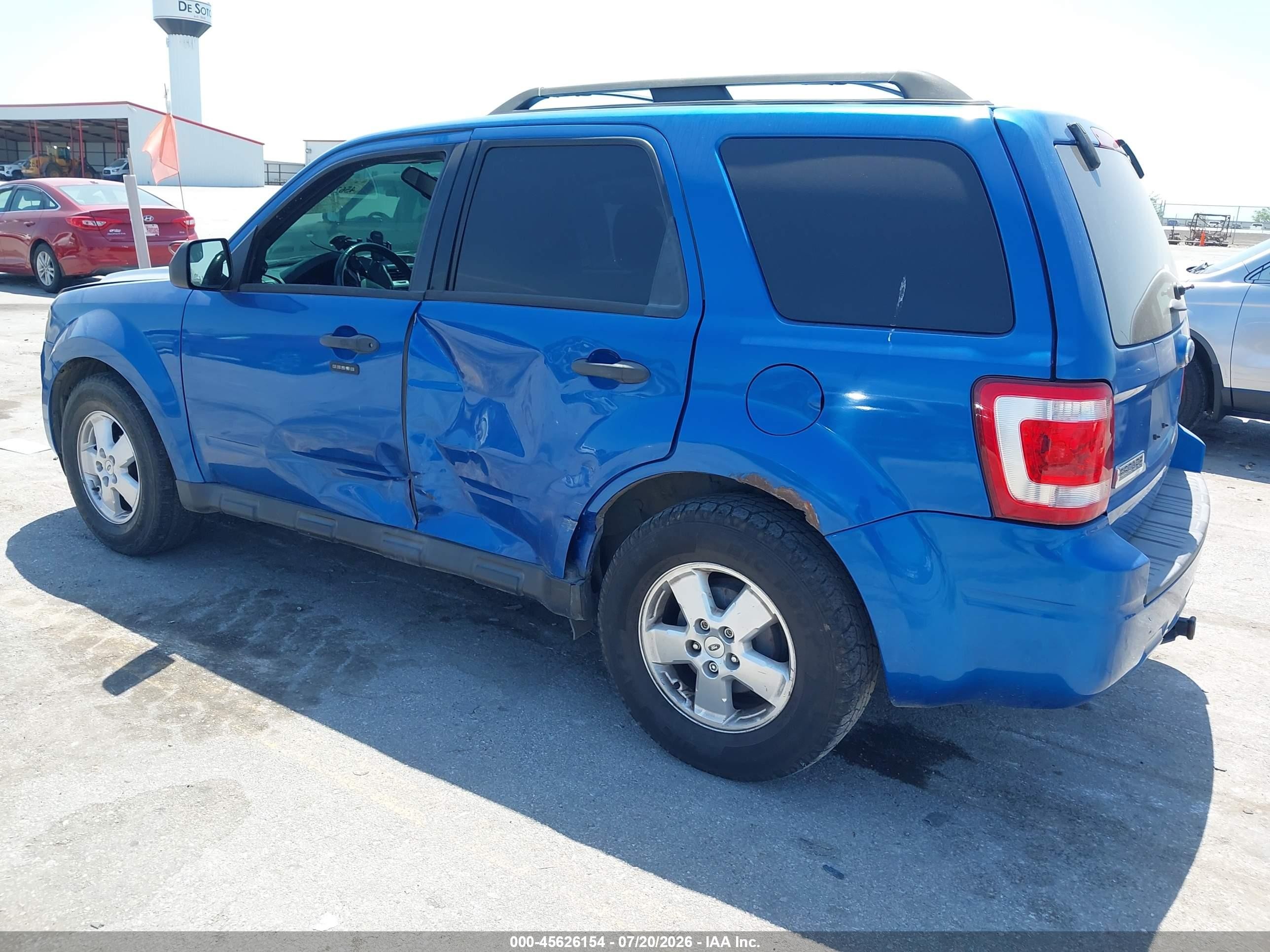 2012 Ford Escape Xlt Blue vin: 1FMCU0DG1CKA57966