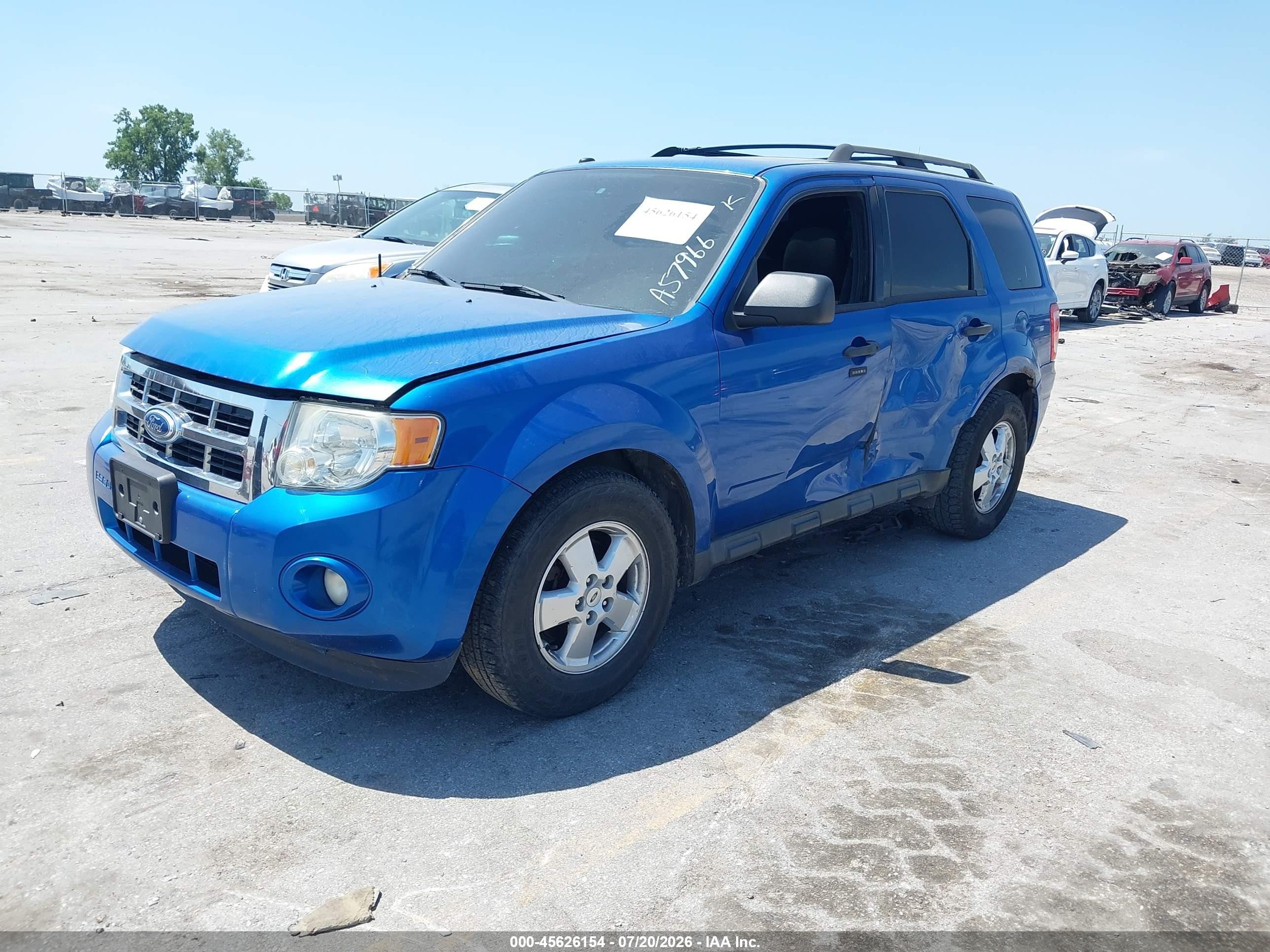 2012 Ford Escape Xlt Blue vin: 1FMCU0DG1CKA57966